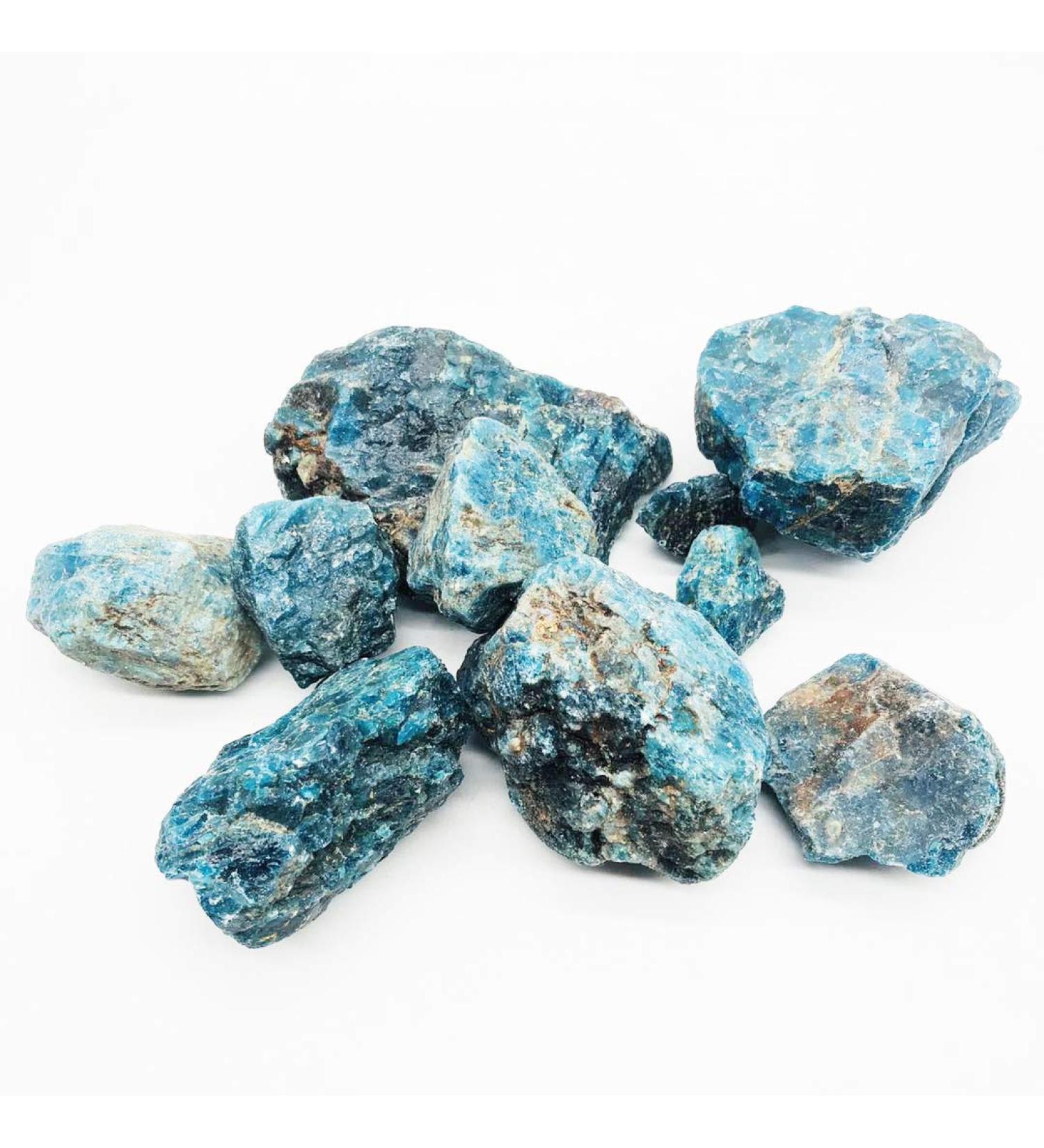 500g Rough Natural Blue Apatite Quartz Crystal Stone Natural Luster - Buy Online on GoSupps.com