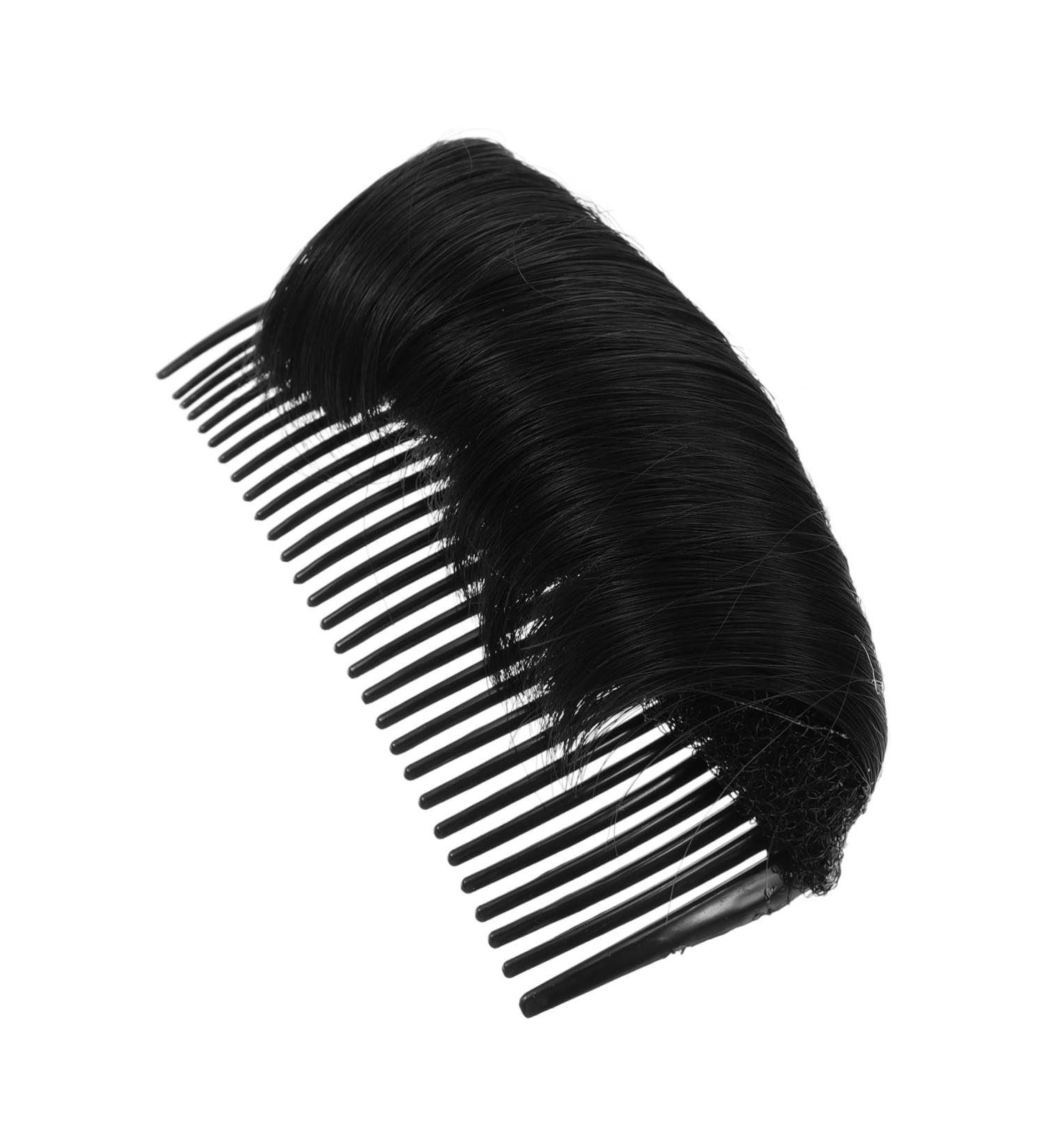 Ipetboom 1pc Wig Booster Pad Hair Bun Updo Maker Hair Barrettes for Honey Brows Bump up Comb Clip Bun Hair Brown Hair Volume Clips Hair Comb Miss Base High Temperature Wire 10X5cm Brown - Buy Online on GoSupps.com