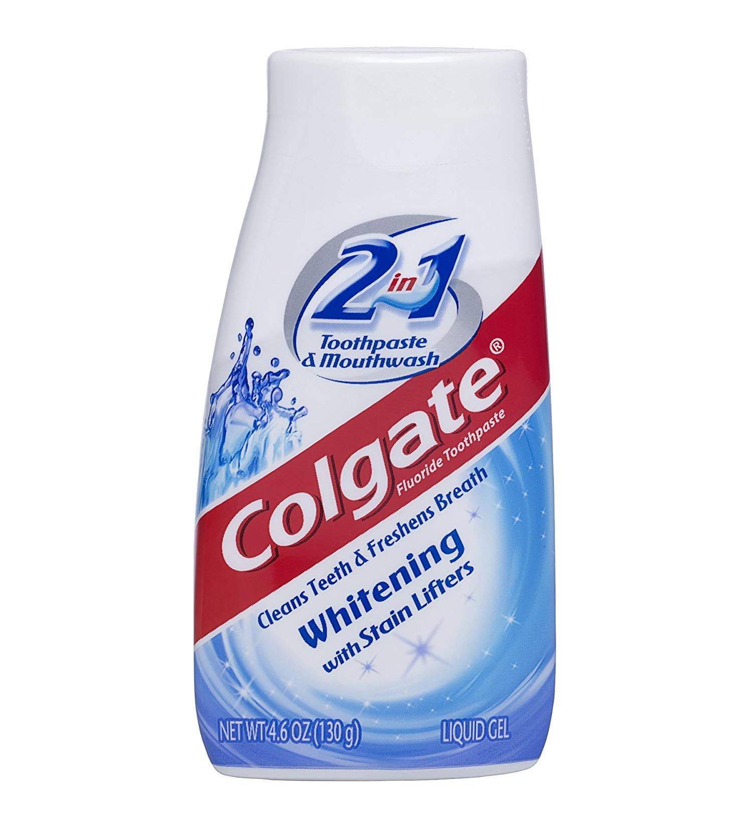 Colgate 2-in-1 Whitening With Stain Lifters Toothpaste 4.60 oz (Pack of 7)