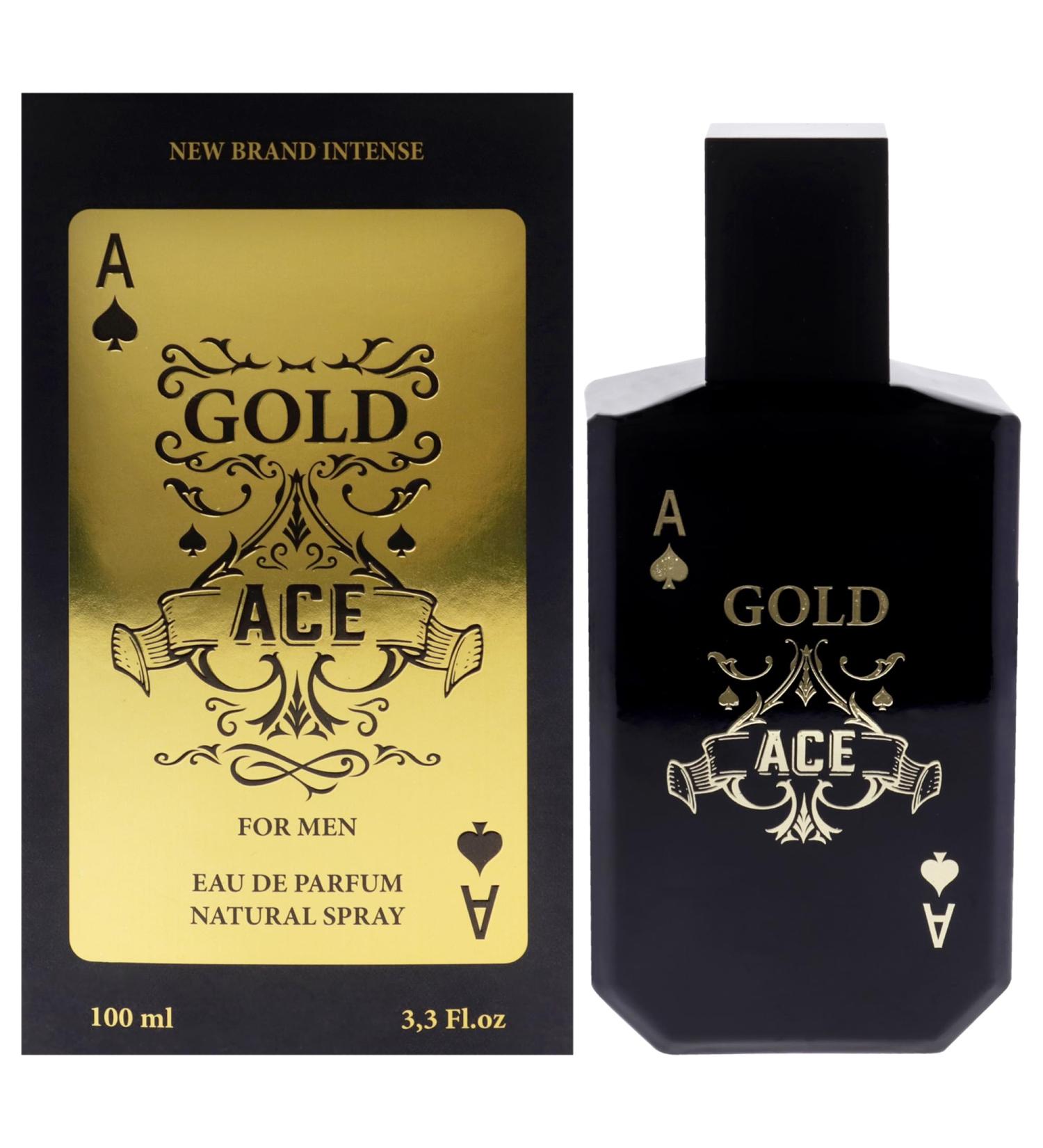 New Brand Intense Gold Ace for Men - 3.3 oz EDP Spray - Buy Online on GoSupps.com