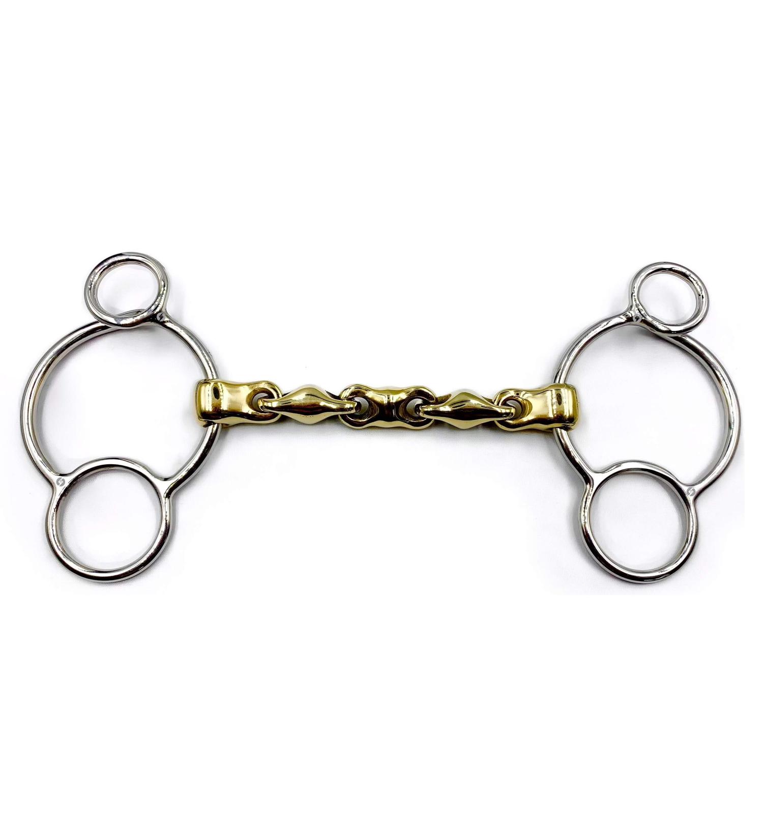 OTTE German Silver Waterford Universal Horse Bit Snaffle (6")