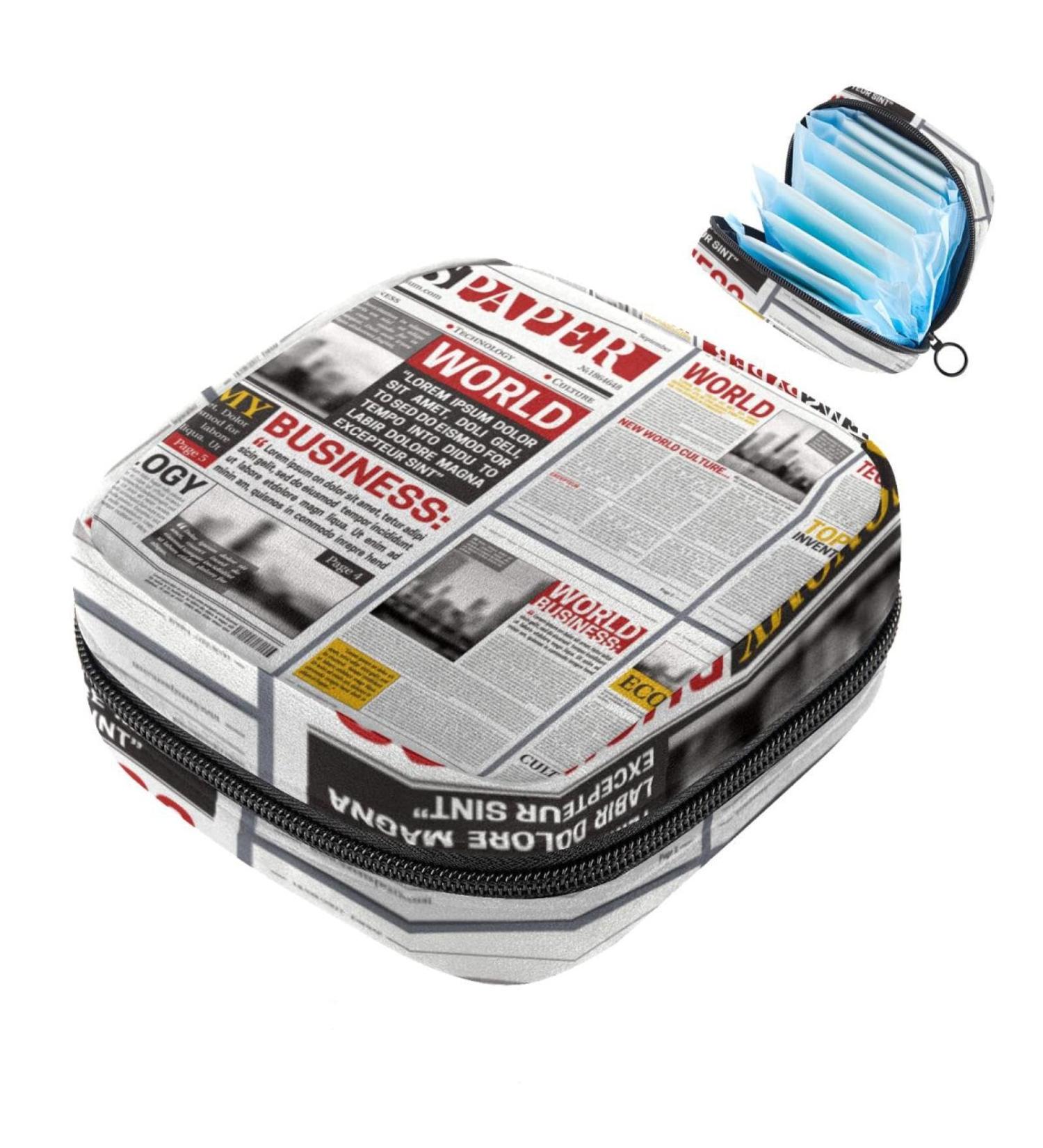 Dinosaurs Yellow Women's Binding-Up Bag - Large Menstrual Cup Pocket Zippered Inserts & Tampons - Stylish Multicolored Organizer for Girls & Women (4.7x6.6x6.6) - Buy Online on GoSupps.com