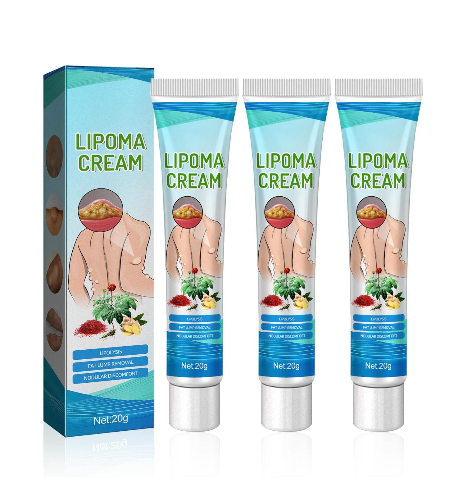 LUFFREE Lipom Distance Cream - Natural Ointment to Remove Lipomas | 3 Piece Set - Buy Online on GoSupps.com