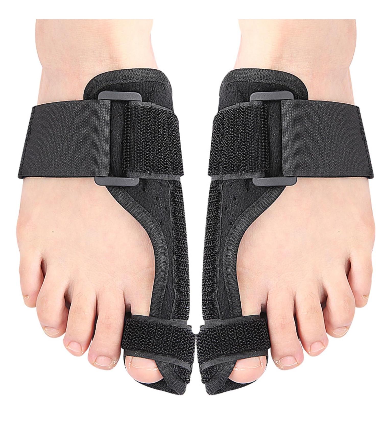 Bunion Corrector & Big Toe Straightener | Pain Relief for Hammer Toe & Hallux Valgus | Bunion Splint & Pads (Right+Left) - Shop Now for International Shipping - Buy Online on GoSupps.com