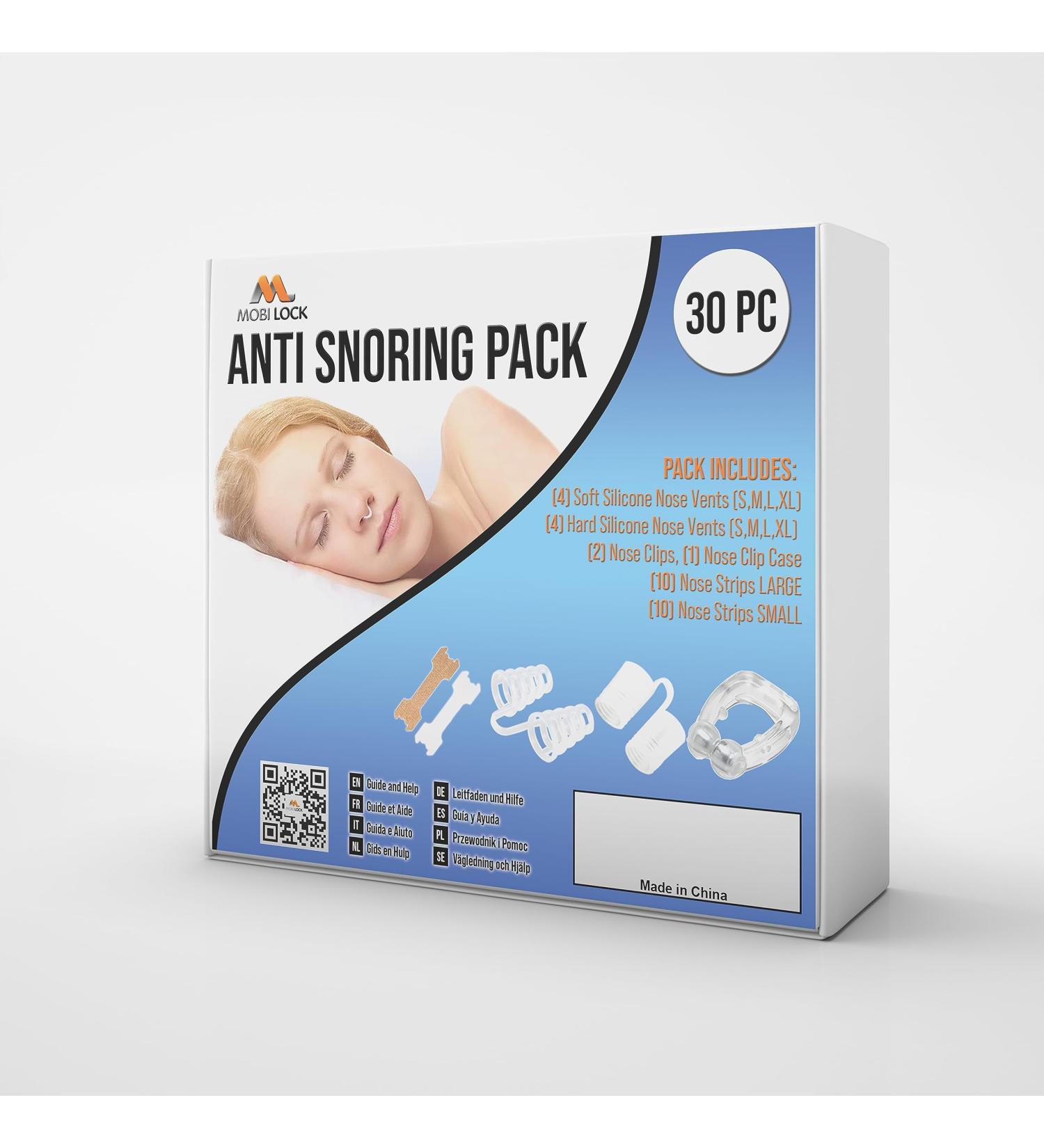 Snoring Solutions for Nasal Snorers - Mobi Lock Pack of 30 | Vents Strips & Clips in Various Sizes - Buy Online on GoSupps.com