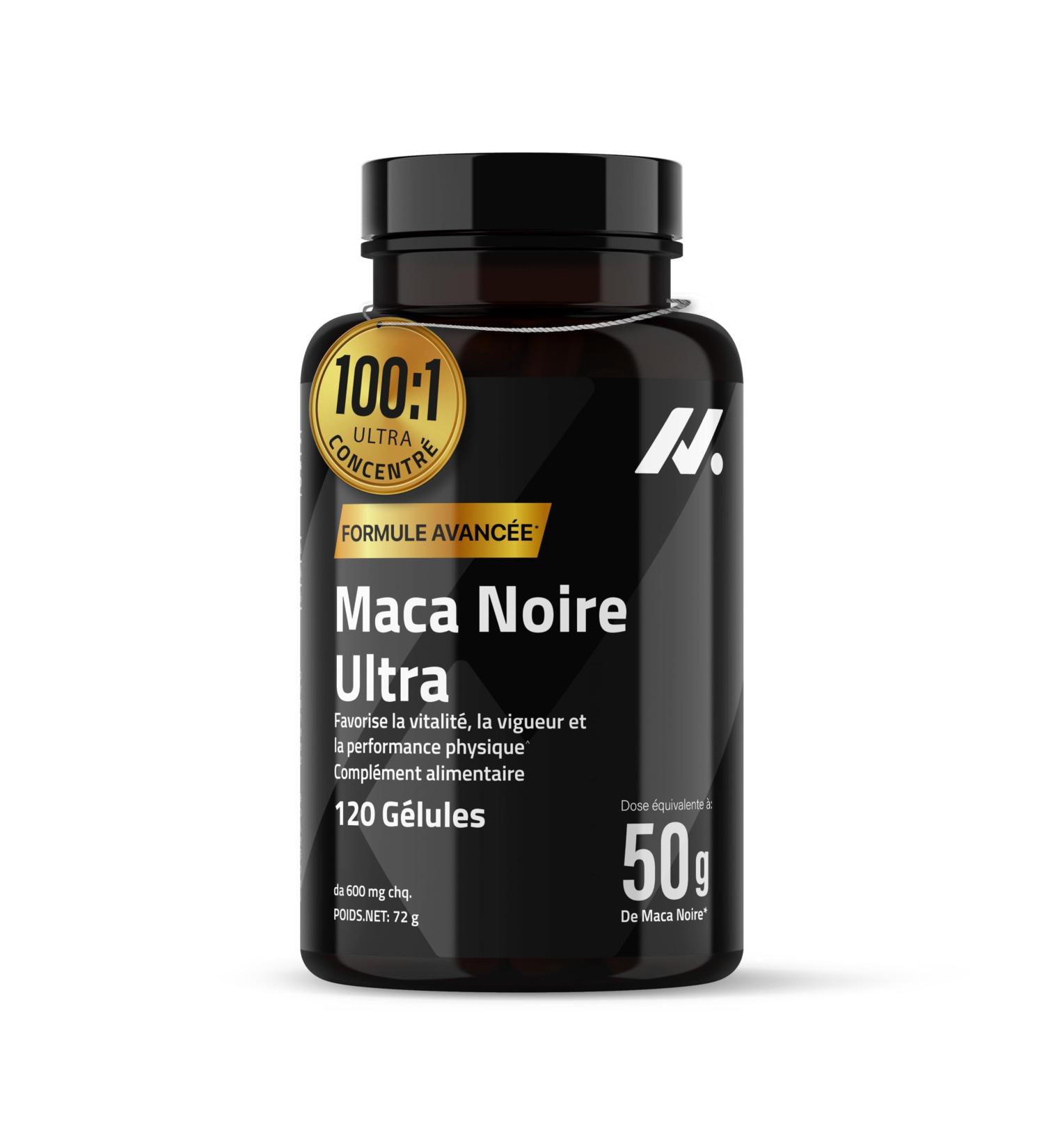 Maca Noire Ultra 50.000 mg Ultra Concentr 100:1 avec Zinc Vitamine B6 & Calcium 120 G lules V ganes pour nergie Nocturne Vitalit Masculine & Testost rone Naturelle Produit Europ en Nyvos - Buy Online on GoSupps.com