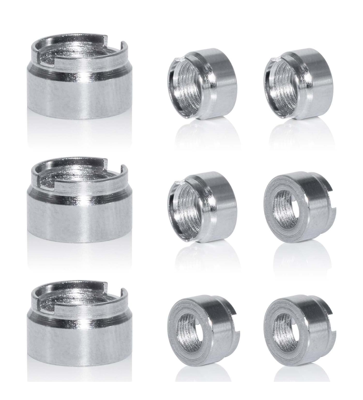 9 Pack Universal Silver Magnetic Ring - 510 Adapter - Buy Online on GoSupps.com