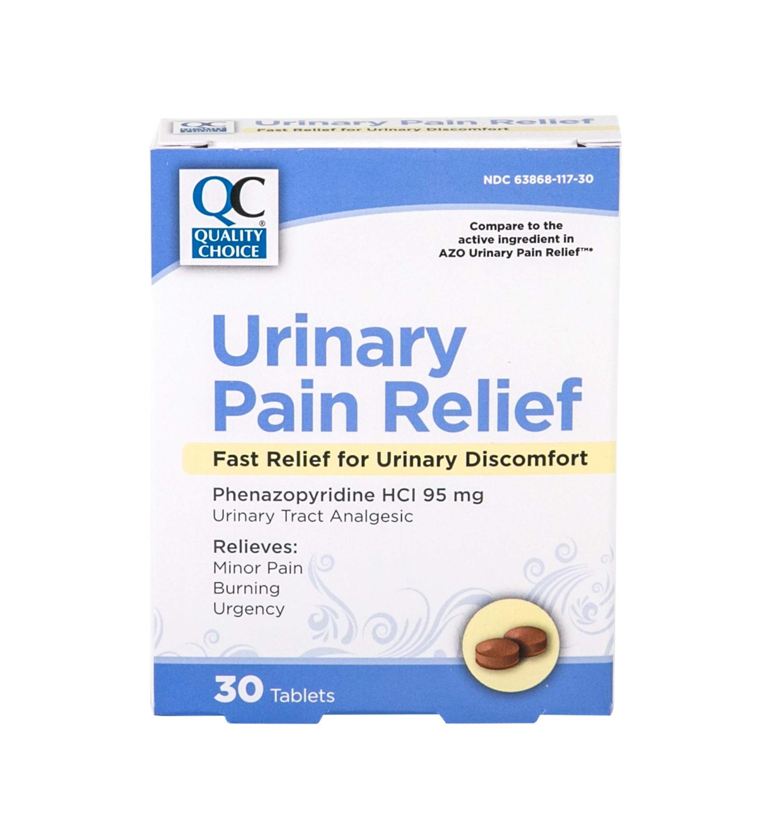 Quality Choice Standard Urinary Pain Relief Tablets - 30 Count - Comparable to AZO - 1 Pack - Buy Online on GoSupps.com