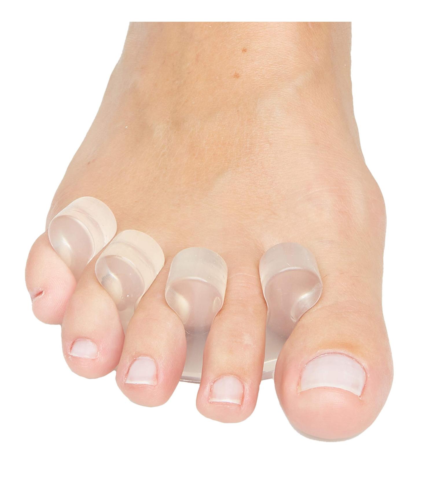 ZenToes Gel Toe Separators - Set of 2 Toe Spacers for Pedicure, Nail Polish, and Toenail Trimming (Clear) - Buy Online on GoSupps.com