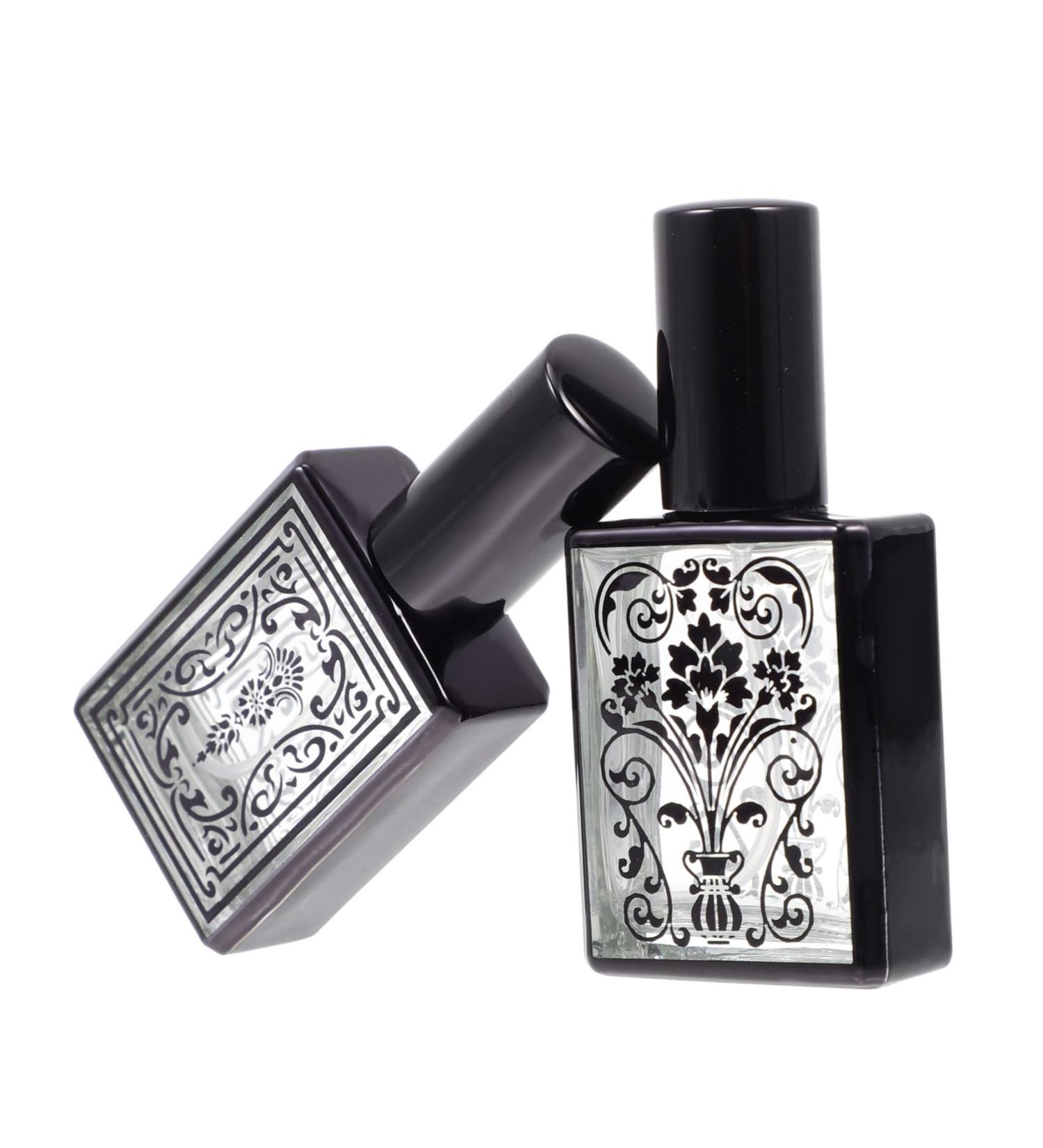 FRCOLOR Liquid Travel Containers perfume travel container mini scent pump oil spray Empty Spray spray spray mist spray Glass face square Terrarium Tank 8X3.5X2CM Black - Buy Online on GoSupps.com