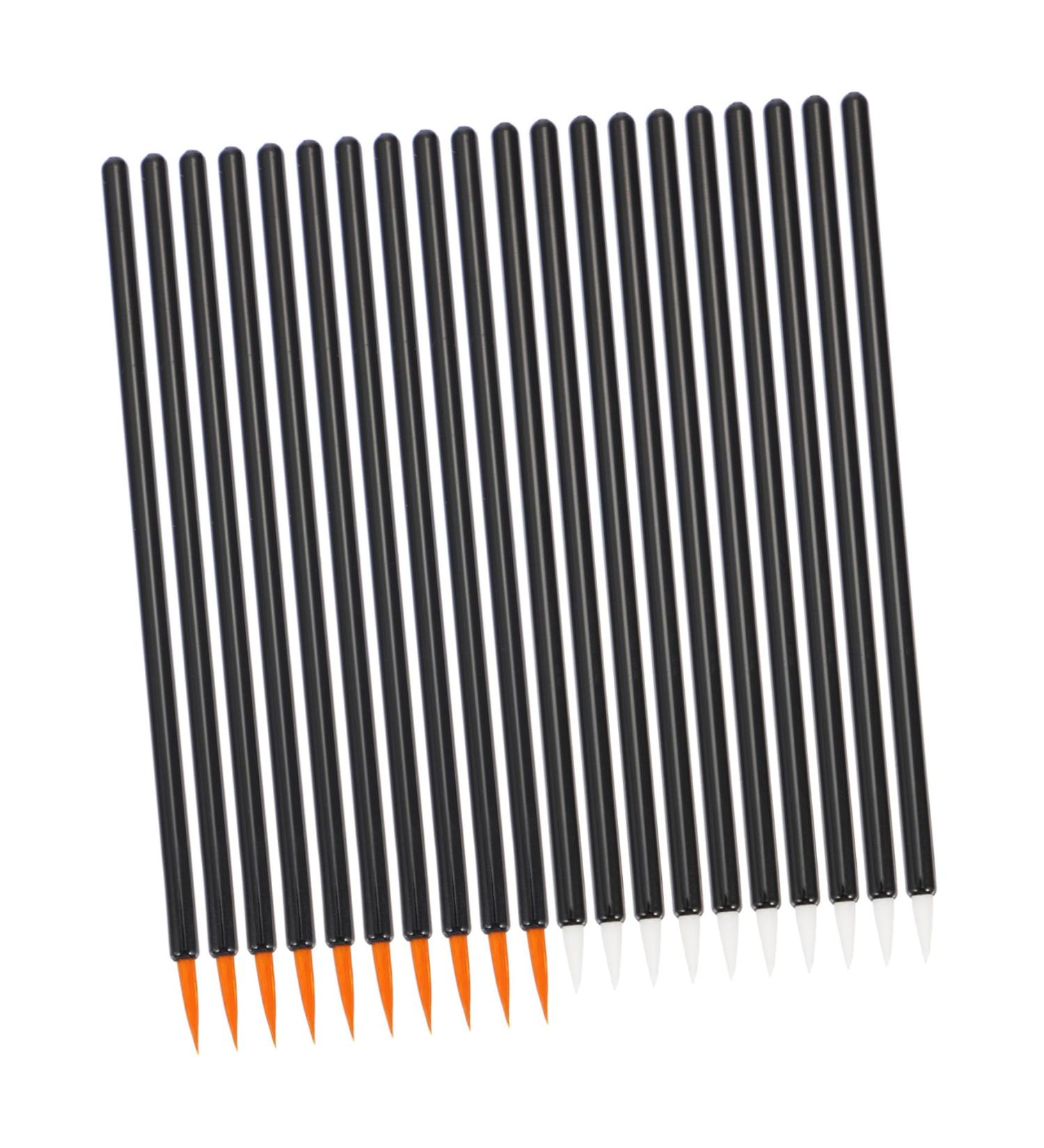 BELLIFFY 100pcs Disposable Eyelash Brush Cosmetic Brush Makeup Eyeliner Flat Eyeliner Brush Plastic - Buy Online on GoSupps.com