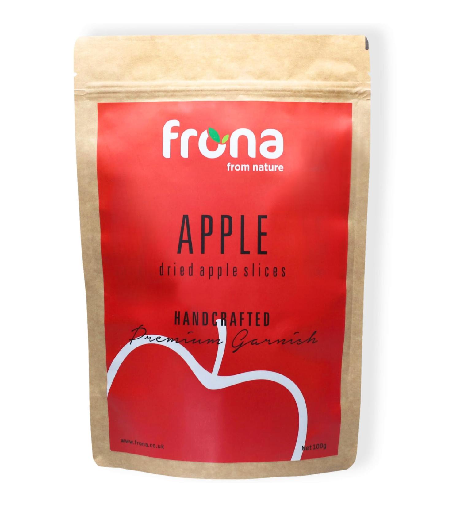 Frona Dried Fruit Cocktail Garnish Slices I Dehydrated Fruit - 100g Pouch (Apple) - Buy Online on GoSupps.com