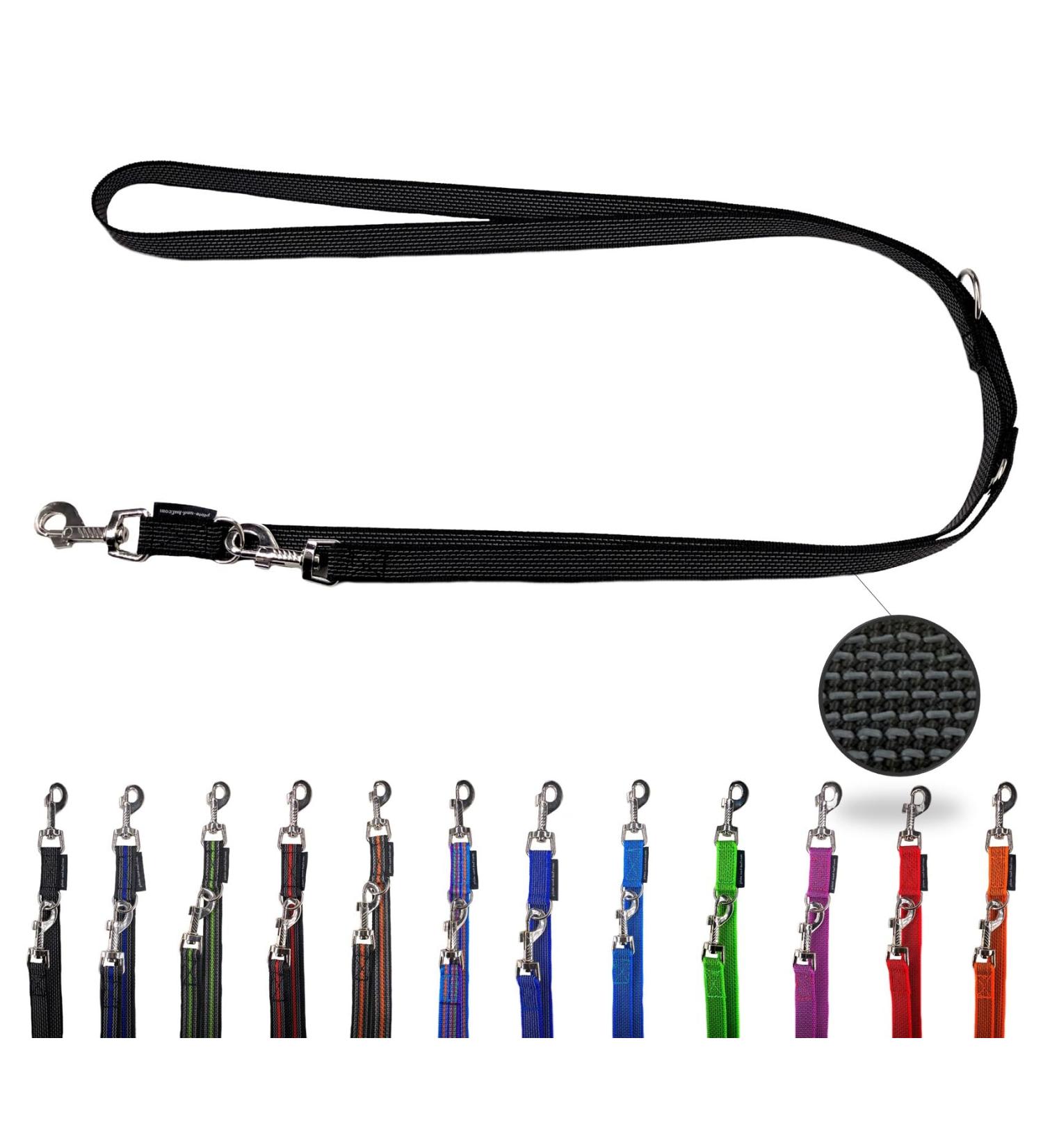 Adjustable Dog Leash for Medium & Large Dogs - 5m Black Double-Liner | International Shipping - Buy Online on GoSupps.com
