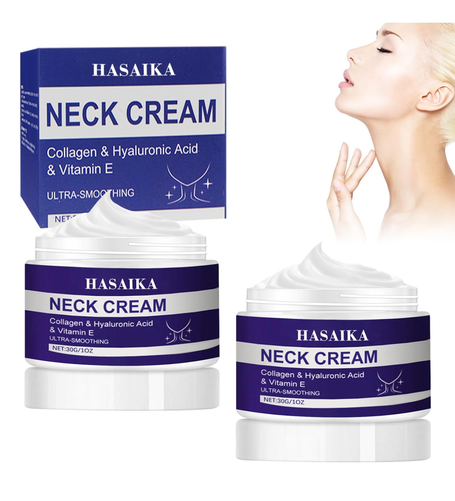 HASAIKA Neck Cream Anti Aging Neck Cream Firming Neck Cream Firms the Neck and D collet and Slows Down Skin Aging - Buy Online on GoSupps.com