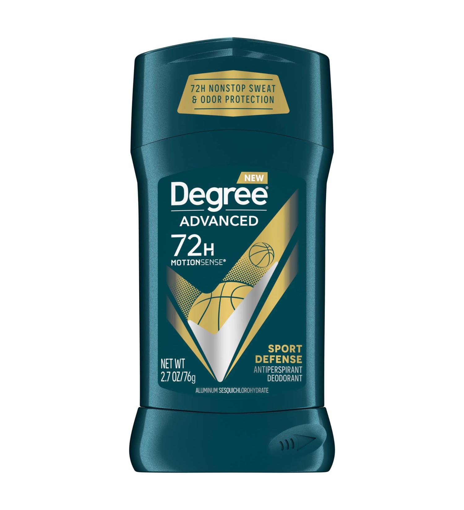 Degree Sport Defense Advanced Protection Antiperspirant Deodorant Stick - 2.7 oz | Fresh Long-Lasting Odor Control - Buy Online on GoSupps.com