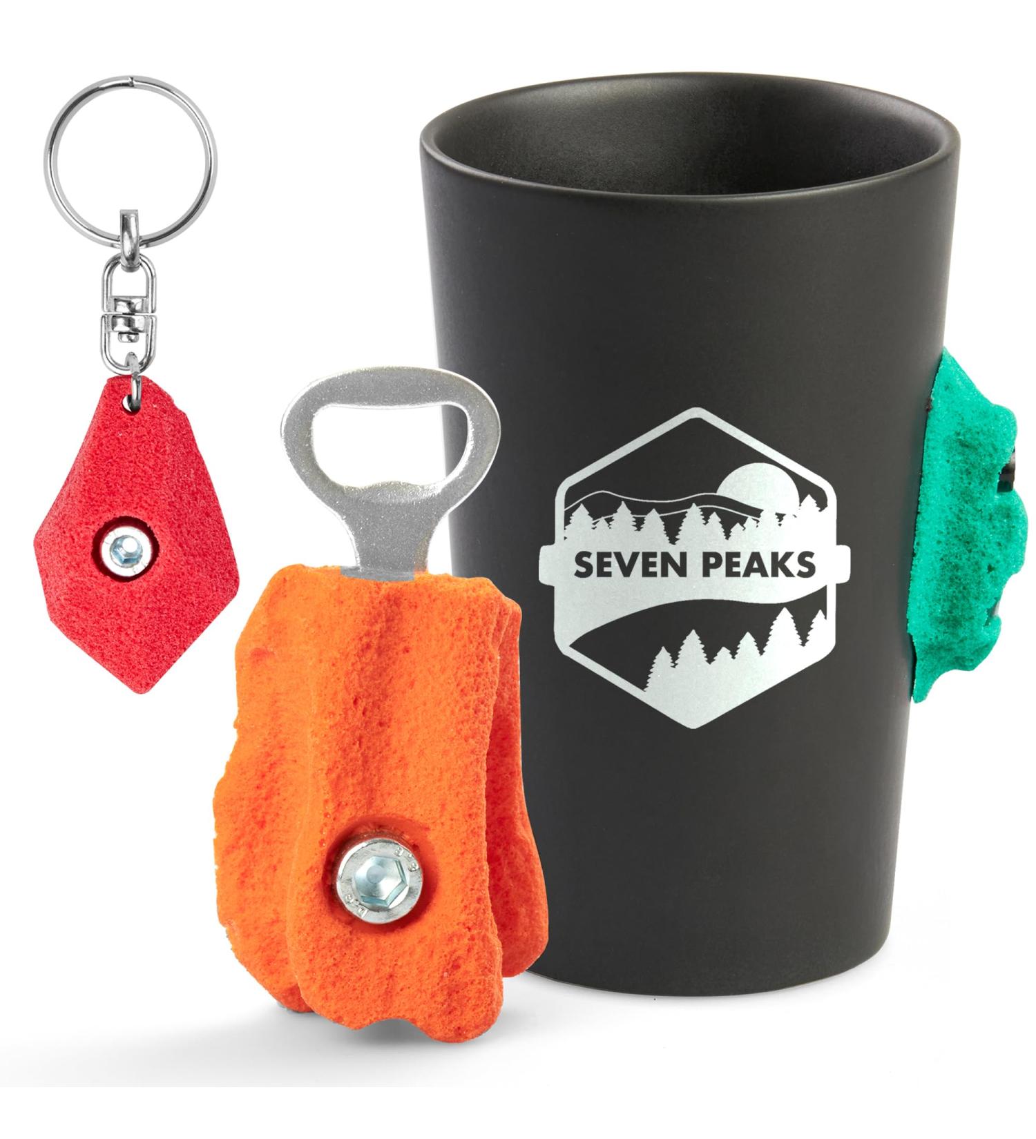 Professional Climbing Ceramic Cup & Key Trailer Set | Adventure Beer Opener - Perfect for Climbers - Buy Online on GoSupps.com