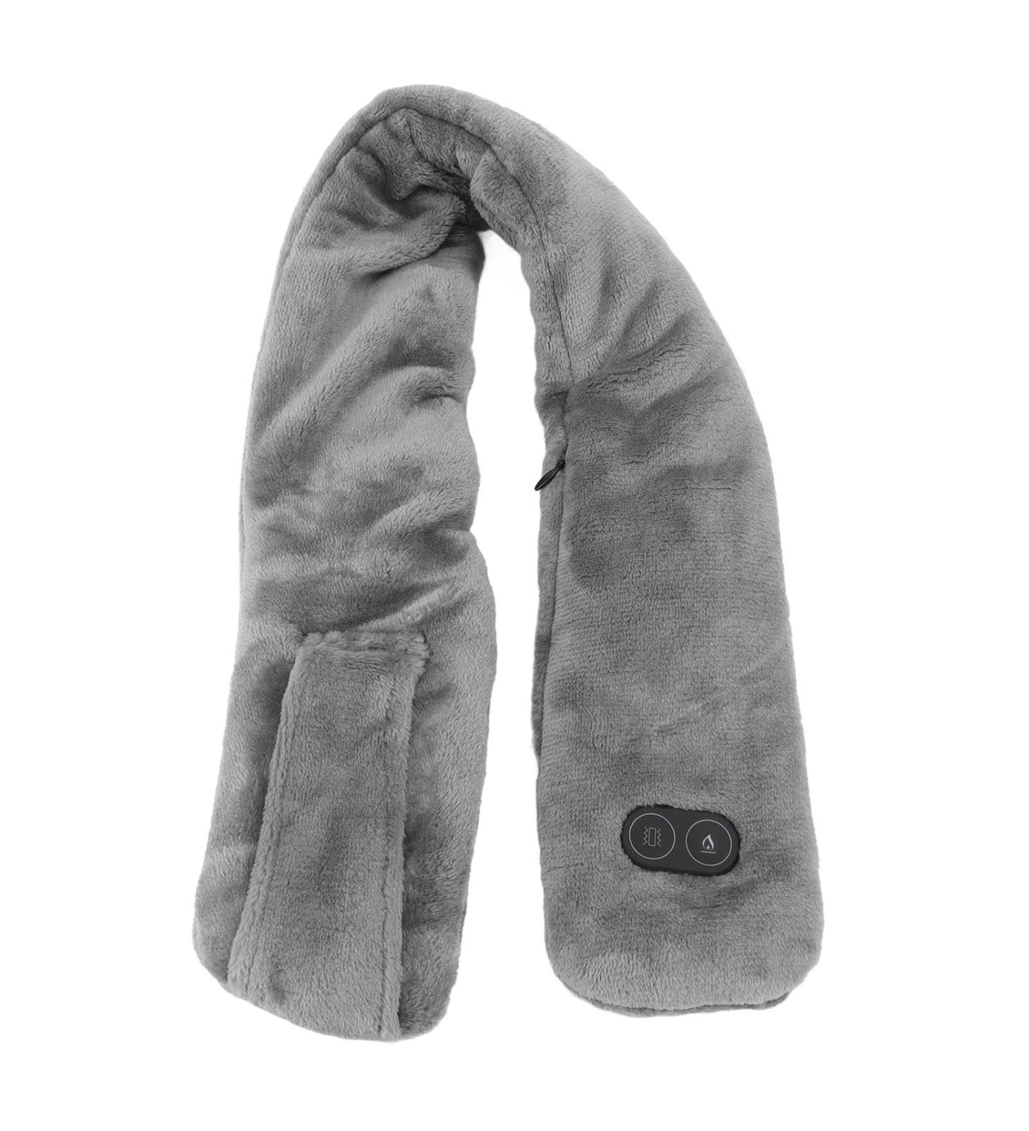 Buy XCELLO Heating Scarf - USB Soft Warm Neck Wrap for Pain Relief & Vibration Massage - Ideal for Adults & Seniors - Buy Online on GoSupps.com