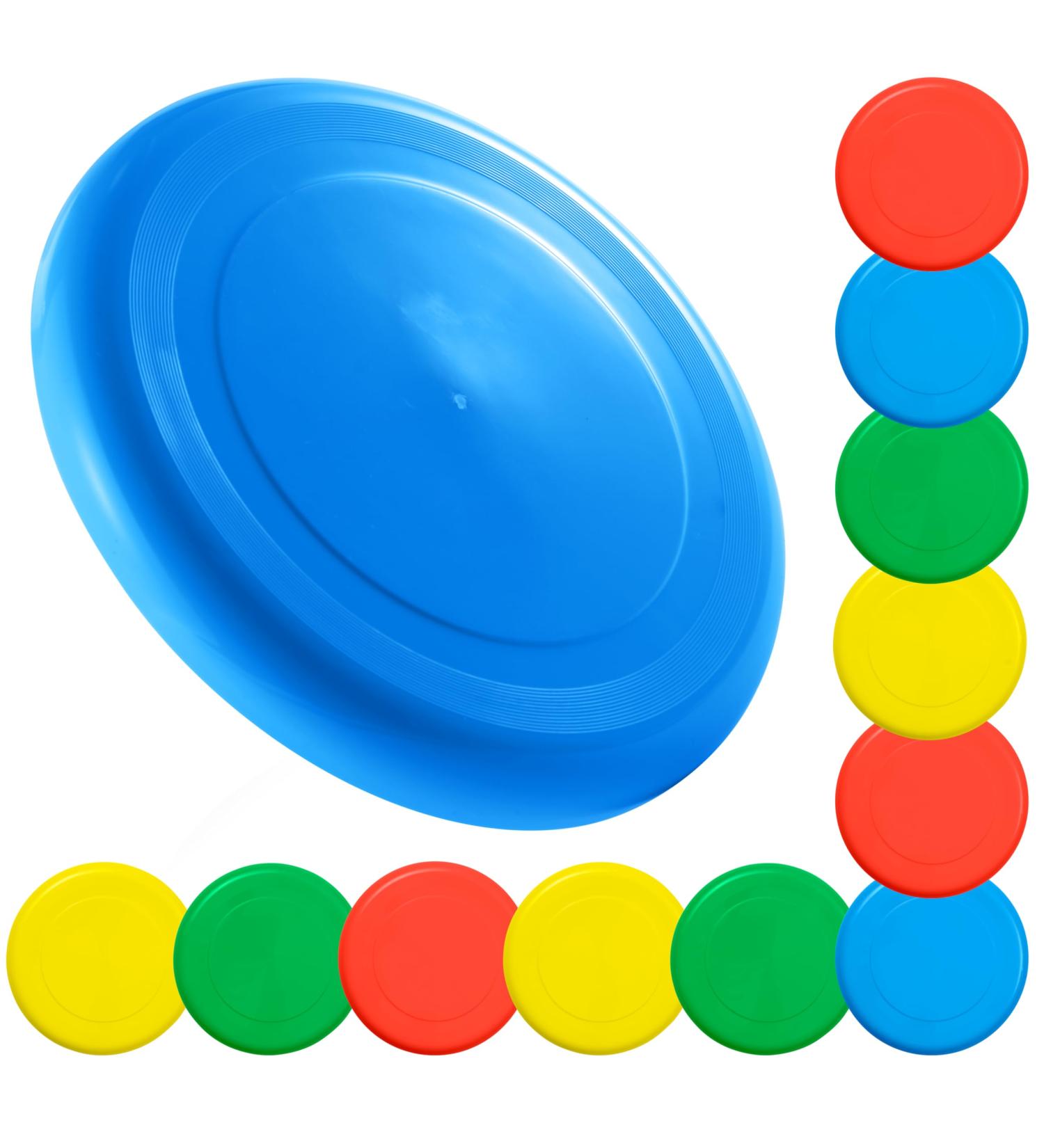 Bramble 12 Colorful Frisbees for Children & Dogs - 23 cm Durable Outdoor Fun - Perfect for Beach Play - Buy Online on GoSupps.com