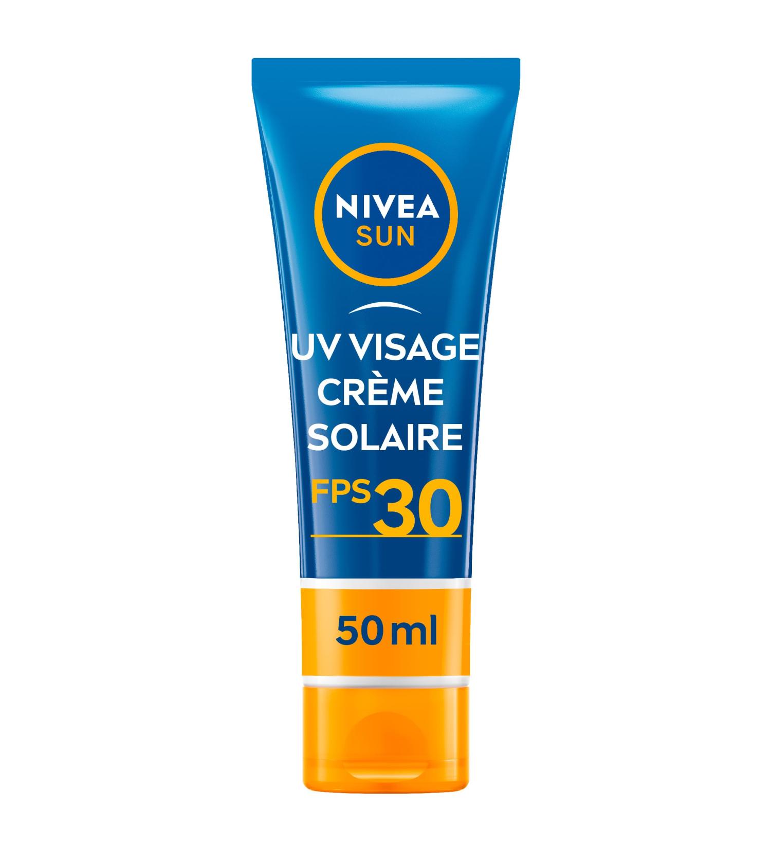 NIVEA SUN Essentials UV FACE Sunscreen SPF 30 (1 x 50 ml) Moisturizing sun protection Anti UVA/UVB sunscreen for all skin types - Buy Online on GoSupps.com