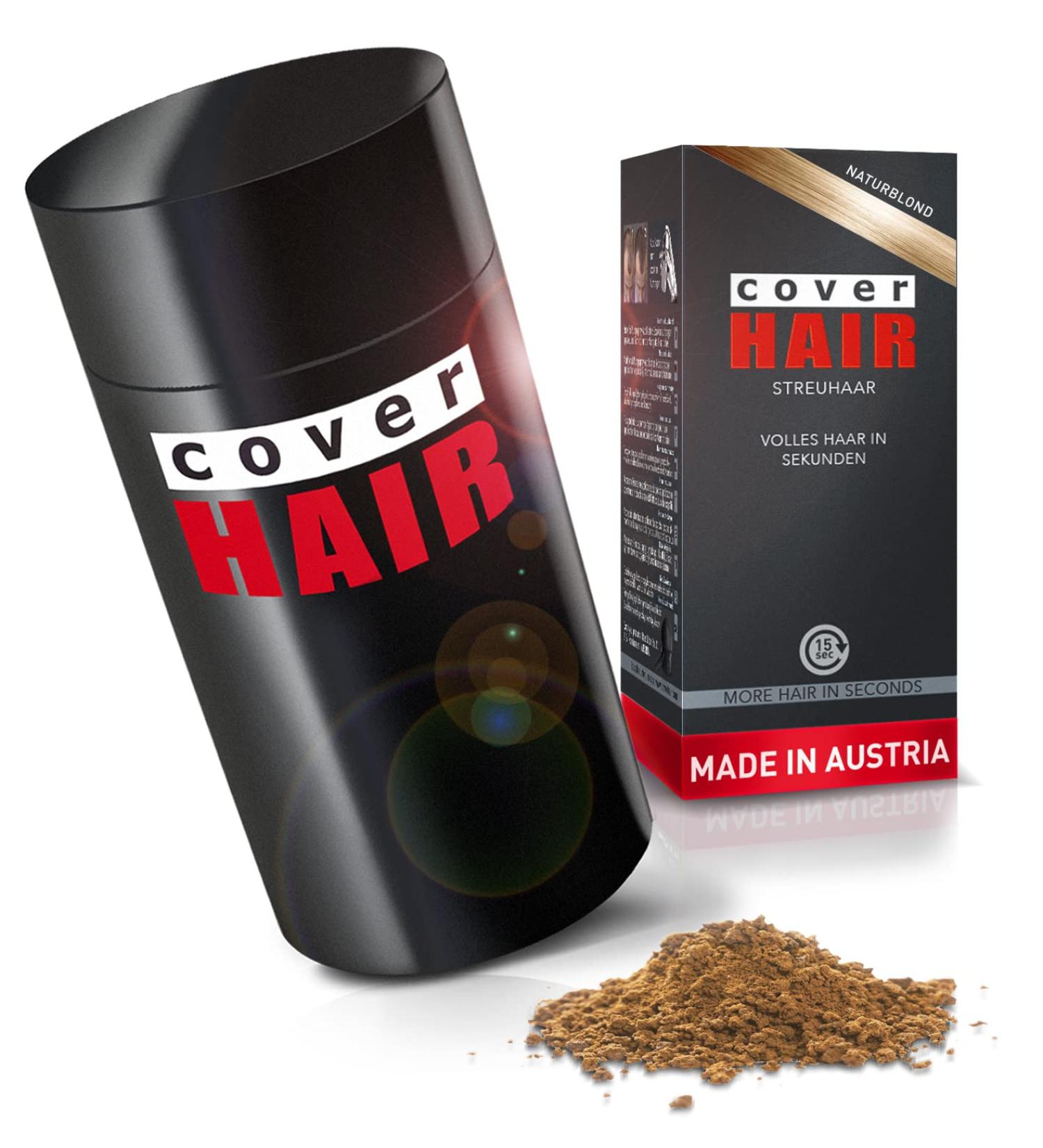 Cover HAIR Hair Thickening Fillers - Natural Blonde 30g | Boost Volume & Coverage - International Shipping - Buy Online on GoSupps.com