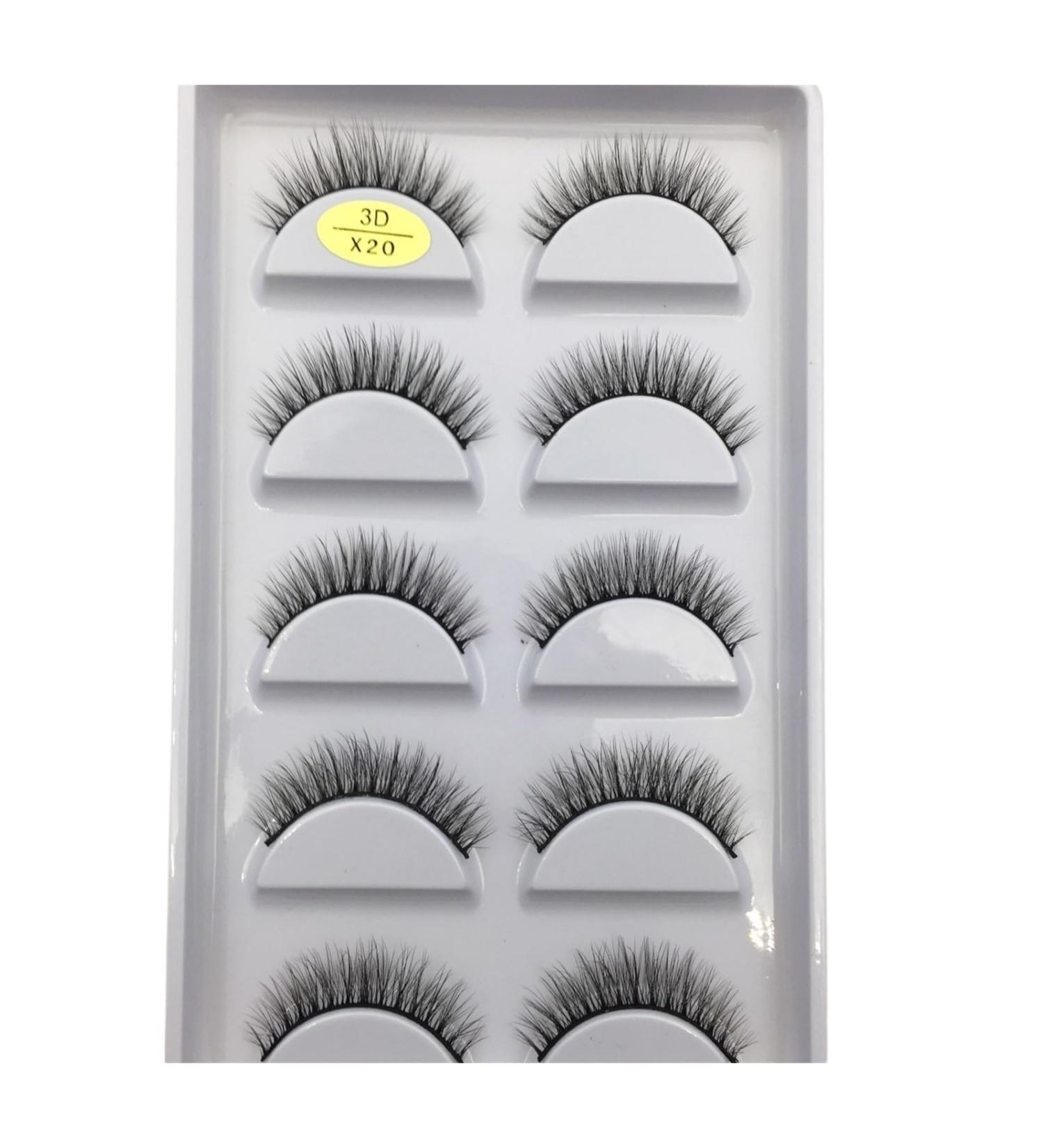 UAMOU 10/50 Boxes 37 Style 5 Pairs Natural 3D False Eyelashes Makeup Fake Eye Lashes Faux Cils Make Up Beauty Maquillaje Cheerfully (Color : 5Pairs X20 Size : 25 Boxes 125 Pairs) - Buy Online on GoSupps.com