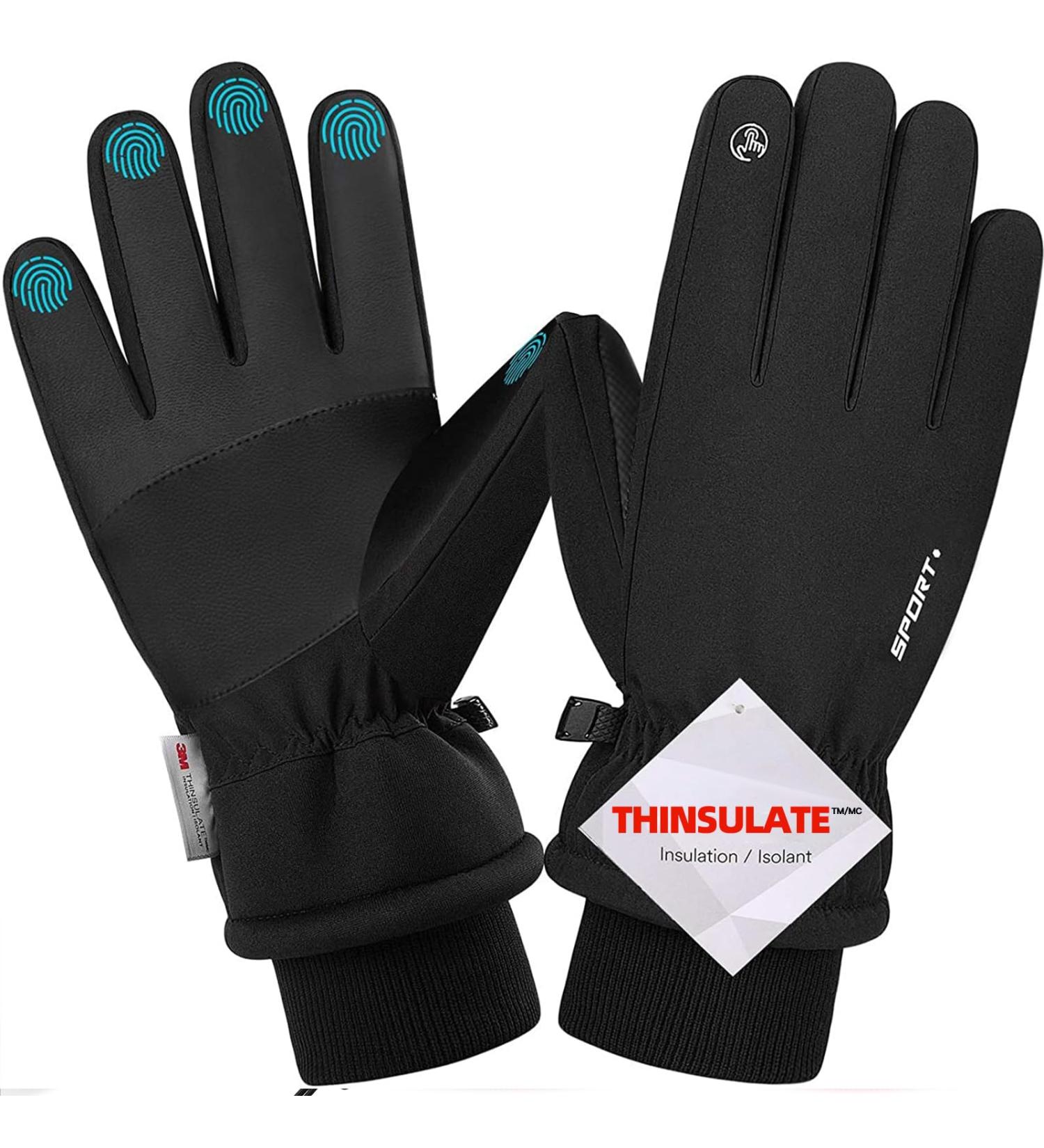 Songwin Waterproof Winter Gloves - Thinsulate Touchscreen Cycling Skiing & Hiking Gloves for Men & Women - Buy Online on GoSupps.com