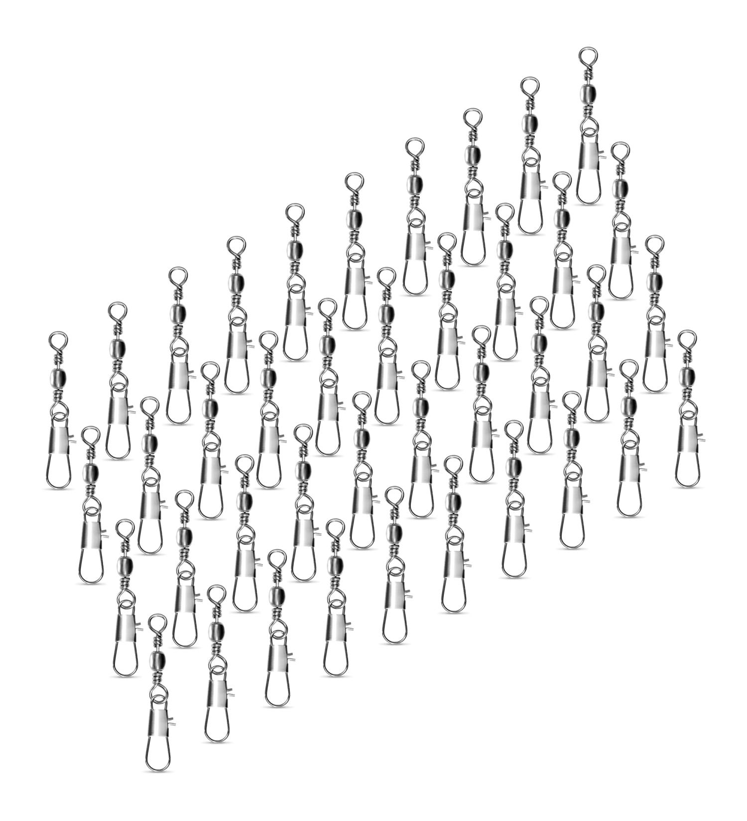 AmzFishing 40x Fishing Vertebrae Set with Secure Carabiner | Premium Fishing Accessories for Anglers - Buy Online on GoSupps.com