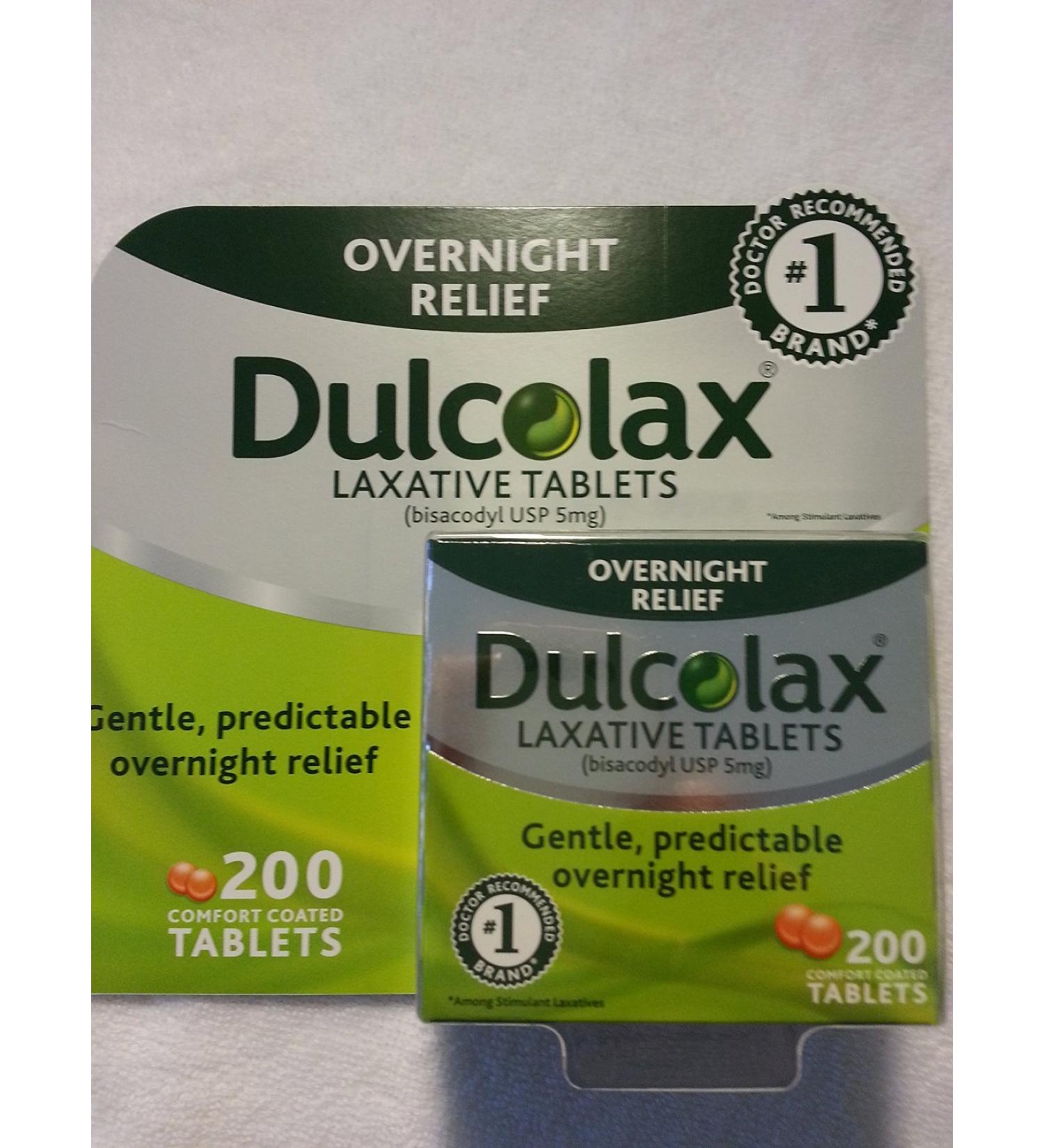 Dulcolax Tablets 200 Count - Fast Constipation Relief - Pack of 1 - Buy Online on GoSupps.com