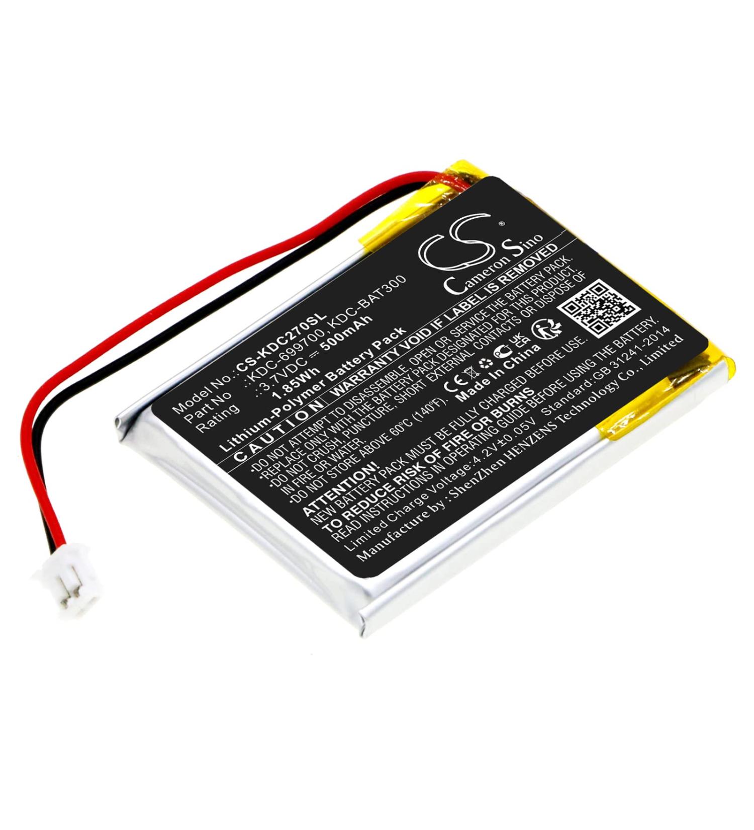Battery Replacement for KOAMTAC KDC280 KDC300 KDC270 KDC30 - KDC-BAT300 & KDC-699700 | Fast International Shipping - Buy Online on GoSupps.com