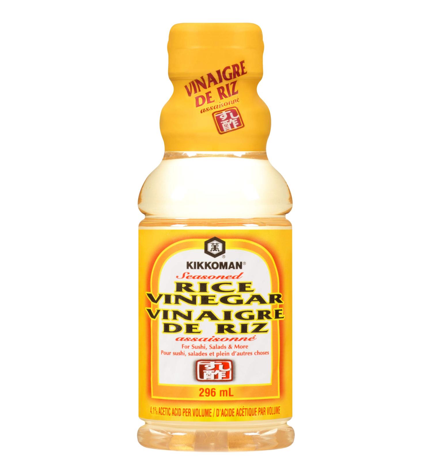 KIKKOMAN BRAND Seasoned Rice Vinegar 296ml - Buy Online on GoSupps.com