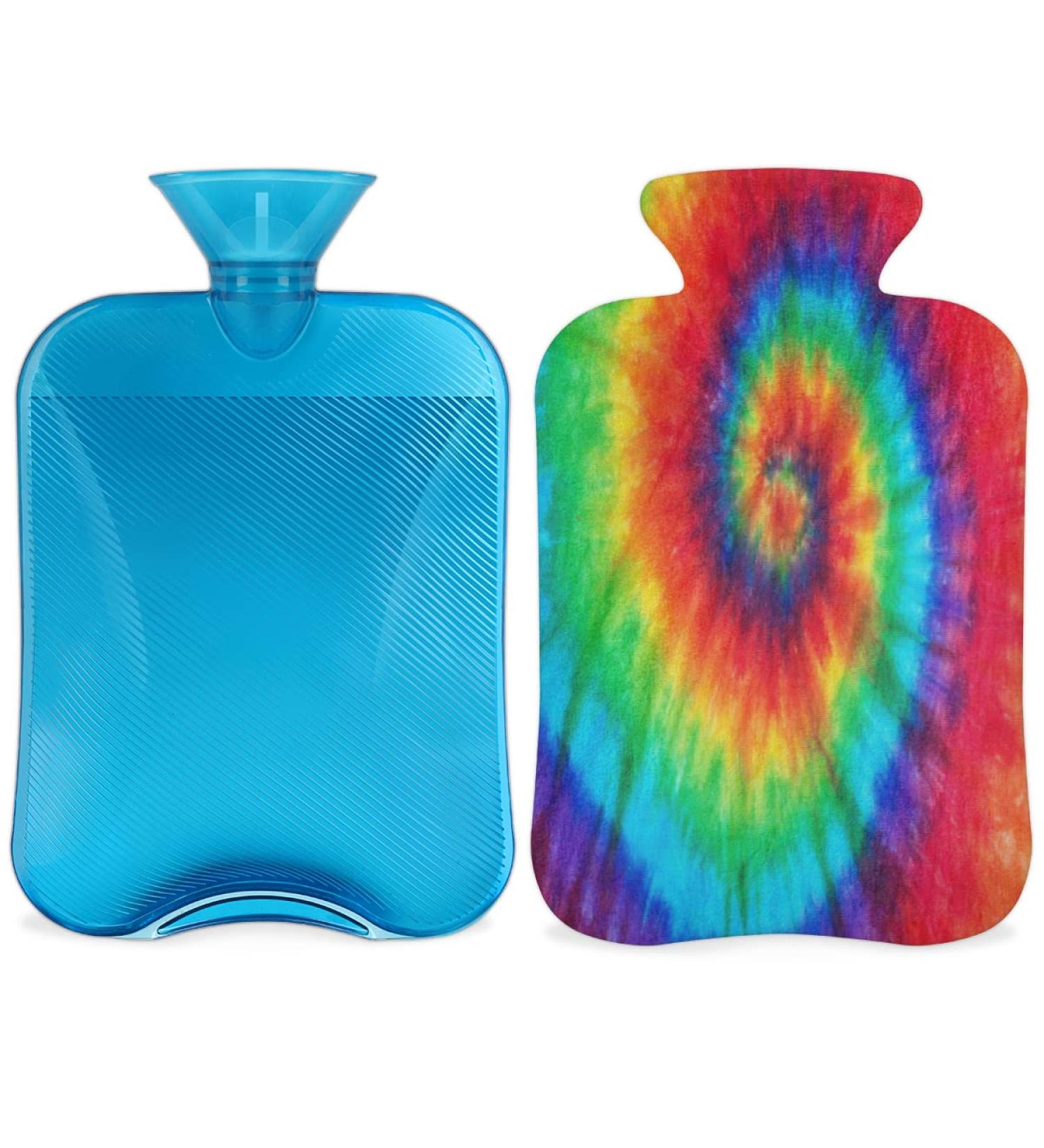 2L Heat Bottle for Pain Relief | Versatile Hot & Cold Therapy | PVC & Batik Design for Menstrual Cramps Feet & Hand Warmers - International Shipping - Buy Online on GoSupps.com