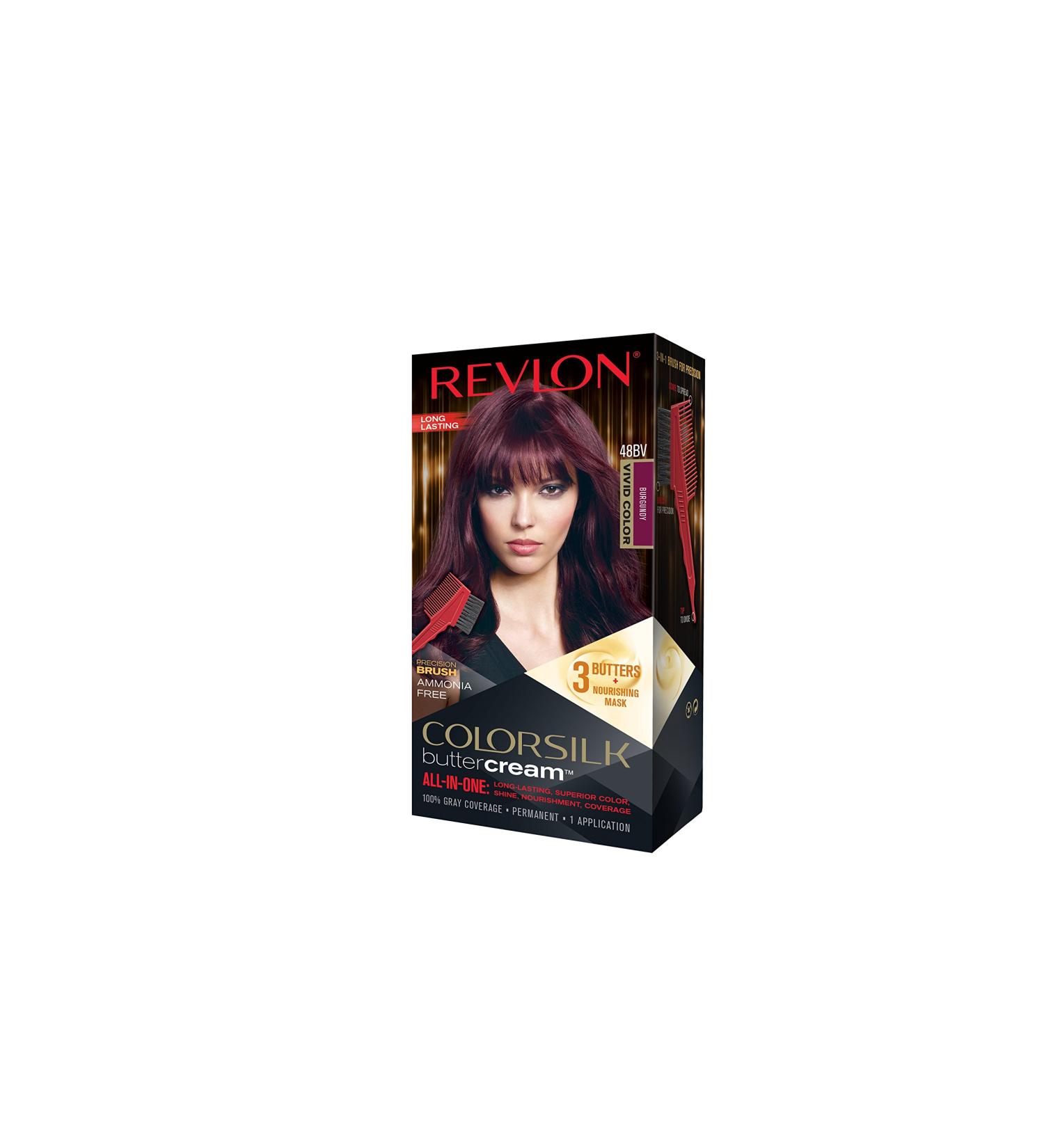 Revlon Colorsilk All-In-One Buttercream 48Bv Burgundy Hair Colour
