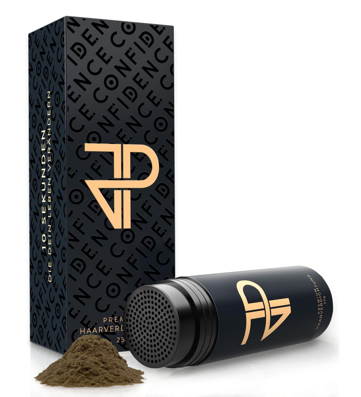 JP Confidence - Premium Hair Extensions | Full Hair in Seconds | Hair Thickening for Bald Spots (Light Brown) - Buy Online on GoSupps.com