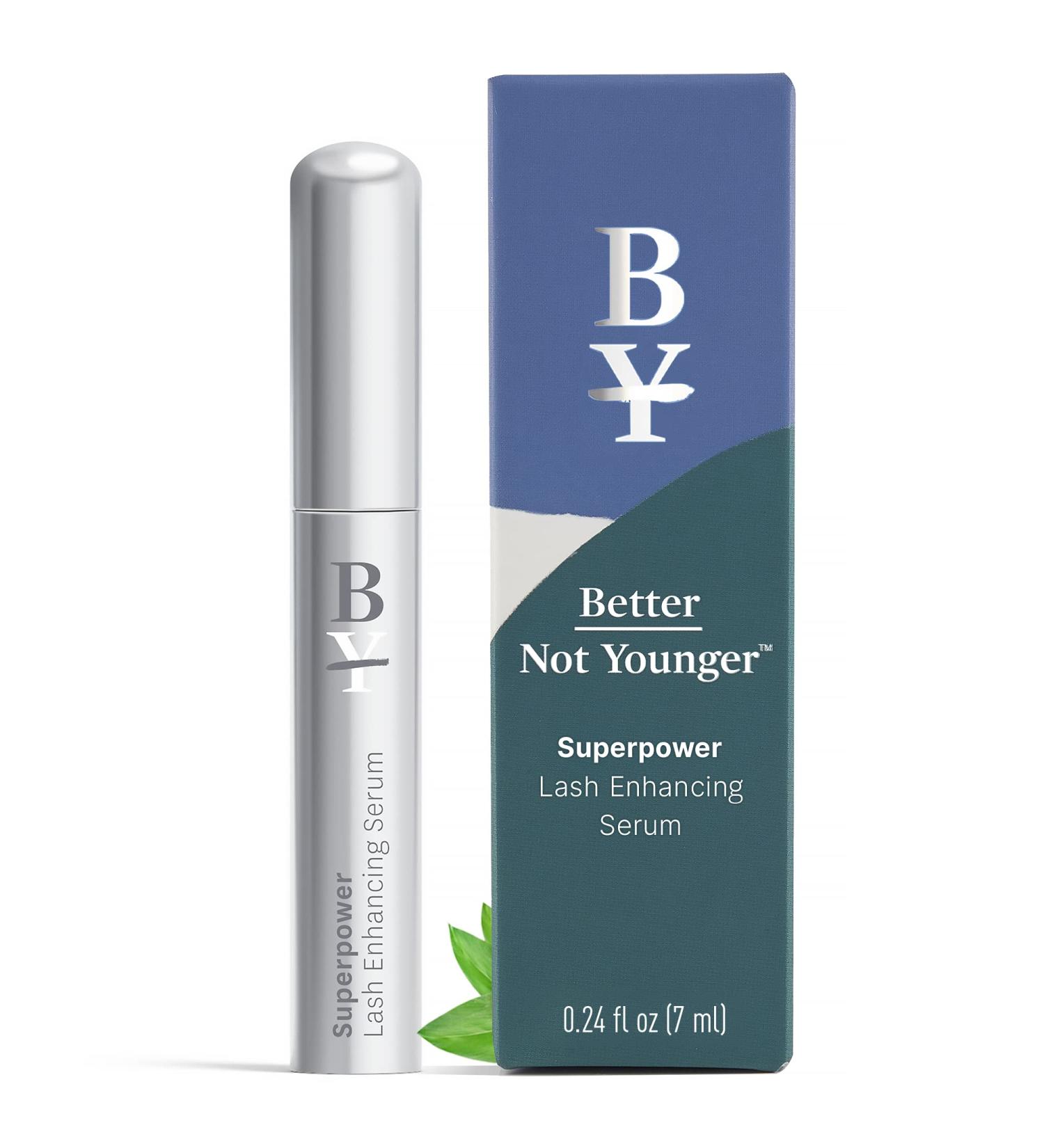 Better Not Younger Superpower Lash Serum - 7ml Lash Conditioner with Peptides, Vitamins & Nutrients for Thicker, Fuller and Longer Lashes - Cruelty-Free - Buy Online on GoSupps.com