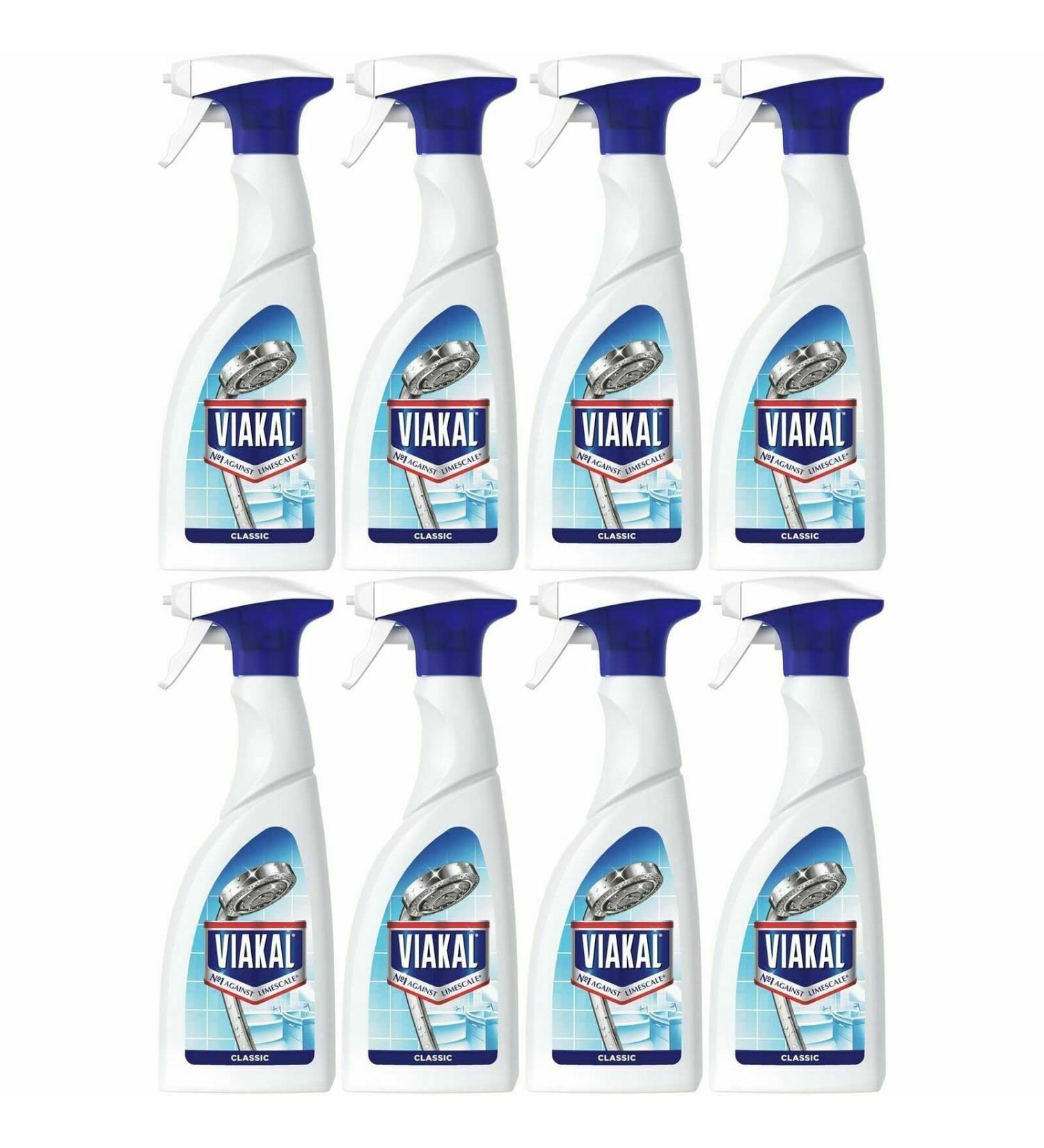 Viakal Limescale Remover Spray 500ml (8) - Buy Online on GoSupps.com