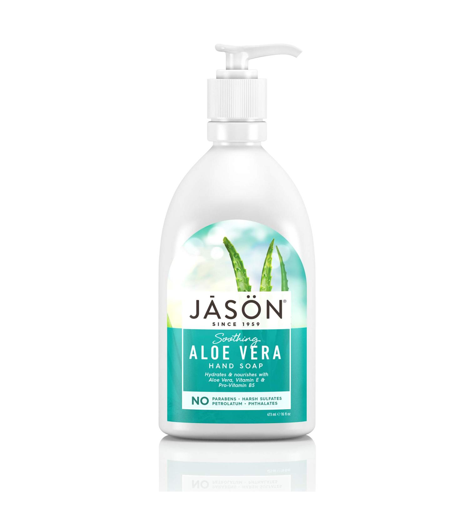 Jason Soothing Aloe Vera Hand Soap - 16 oz (Pack of 1) - Buy Online on GoSupps.com