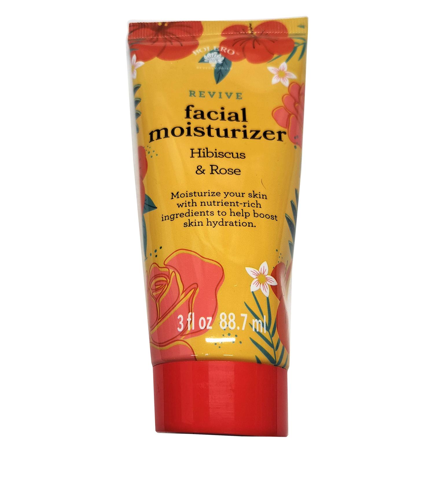 Bolero Revive Facial Moisturizer Hibiscus & Rose 3fl oz 88 7ml