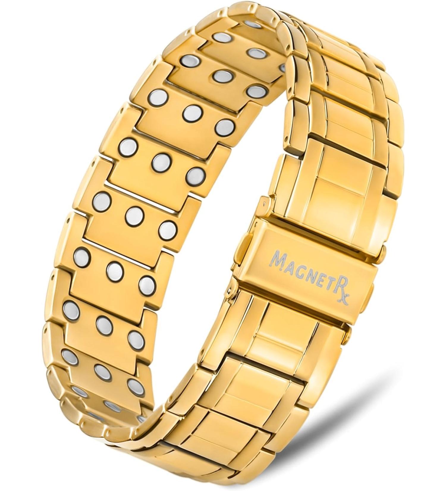 Magnetrx Titan Magnet Hardship for Men | Triple Strength Magnetic Tape with High-Quality Folding Cap & Adjustable Length - SIST TOOL (Gold) - Buy Online on GoSupps.com