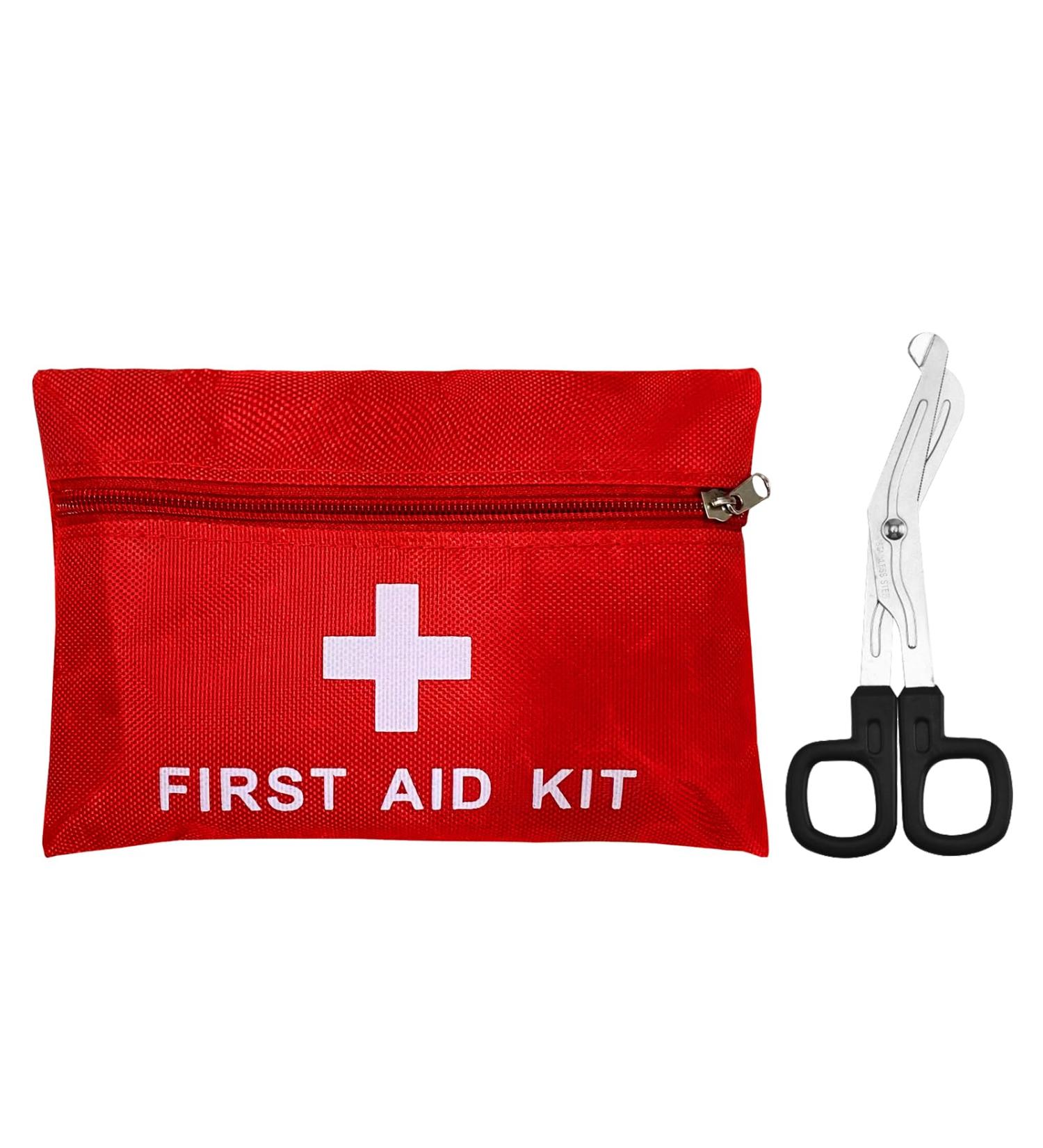 High-Quality Titanium & Stainless Steel Medical Bandage Scissors | Perfect for Doctors & Nurses - Ideal for Emergency Rooms & Outdoor Use (Black) - Buy Online on GoSupps.com