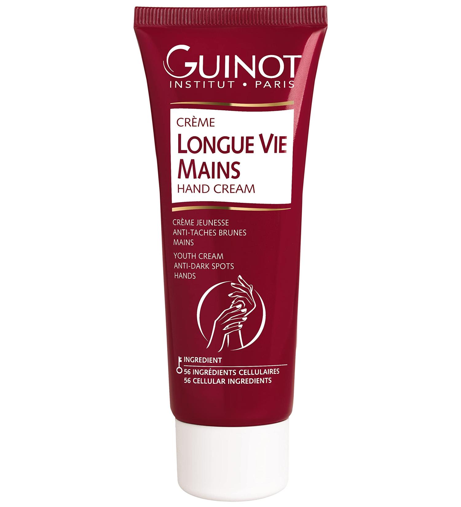 Guinot Longue Vie Mains Multi Action Vital Hand Care - 75ml Red Packaging | International Shipping - Buy Online on GoSupps.com