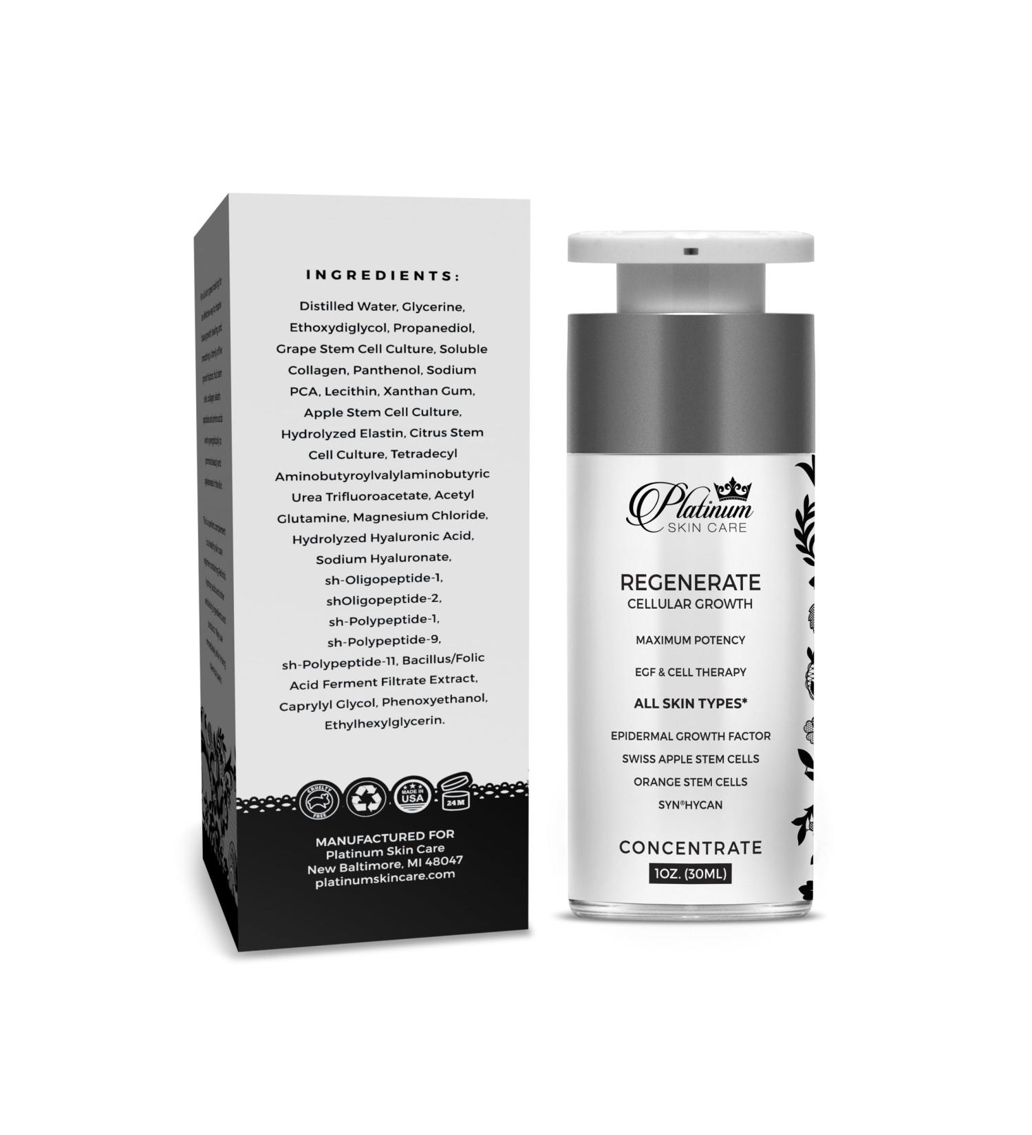 Buy Regenerate EGF Stem Cell Serum 1oz - Boost Skin Repair & Renewal | International Shipping Available - Buy Online on GoSupps.com
