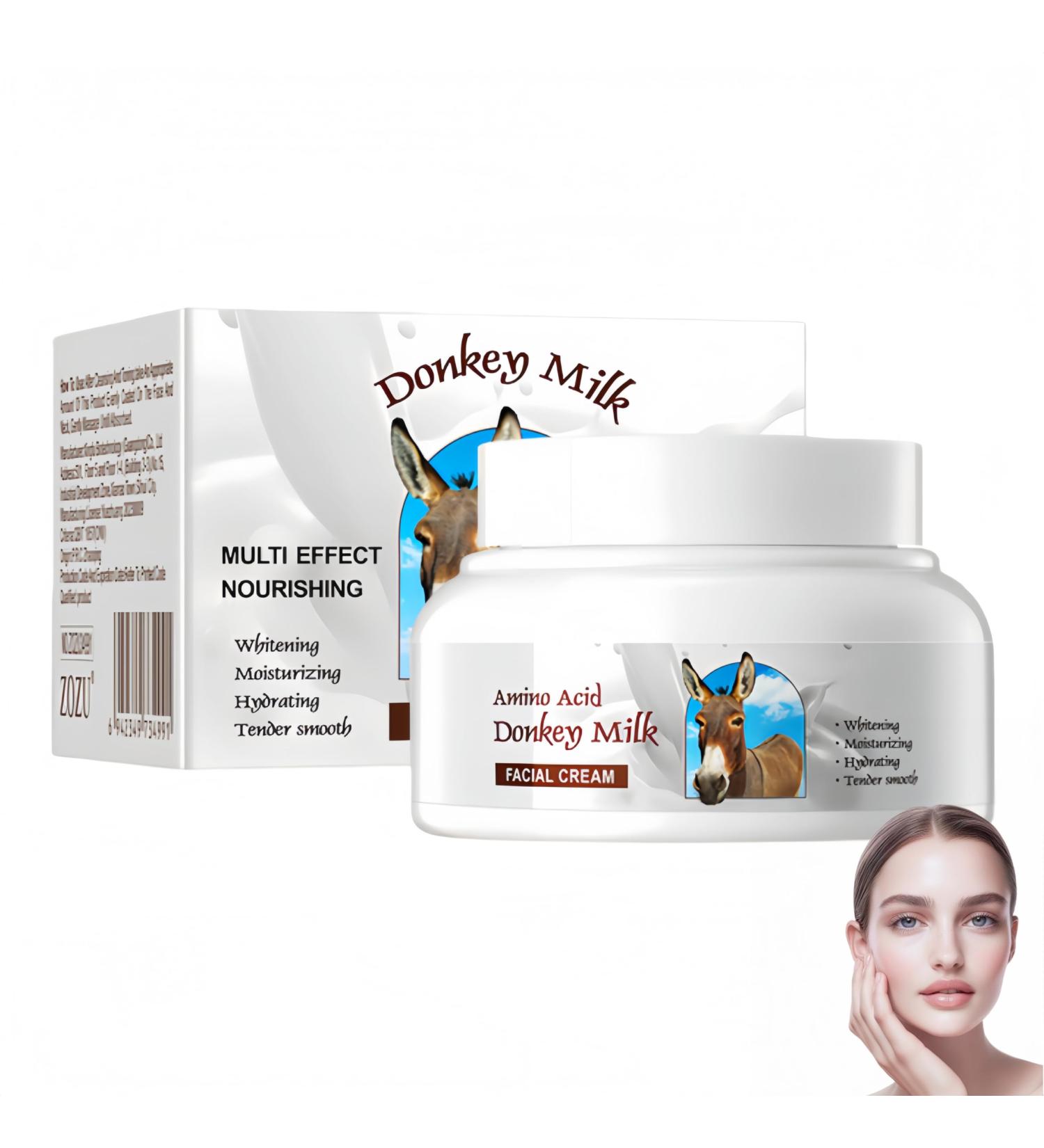 Cr me au lait d' nesse Lait corporel bio Cr me hydratante visage femme visage pour femme Hydratation et fermet naturelles claircit le teint Convient tous les types de peau. (1Pi ce) - Buy Online on GoSupps.com