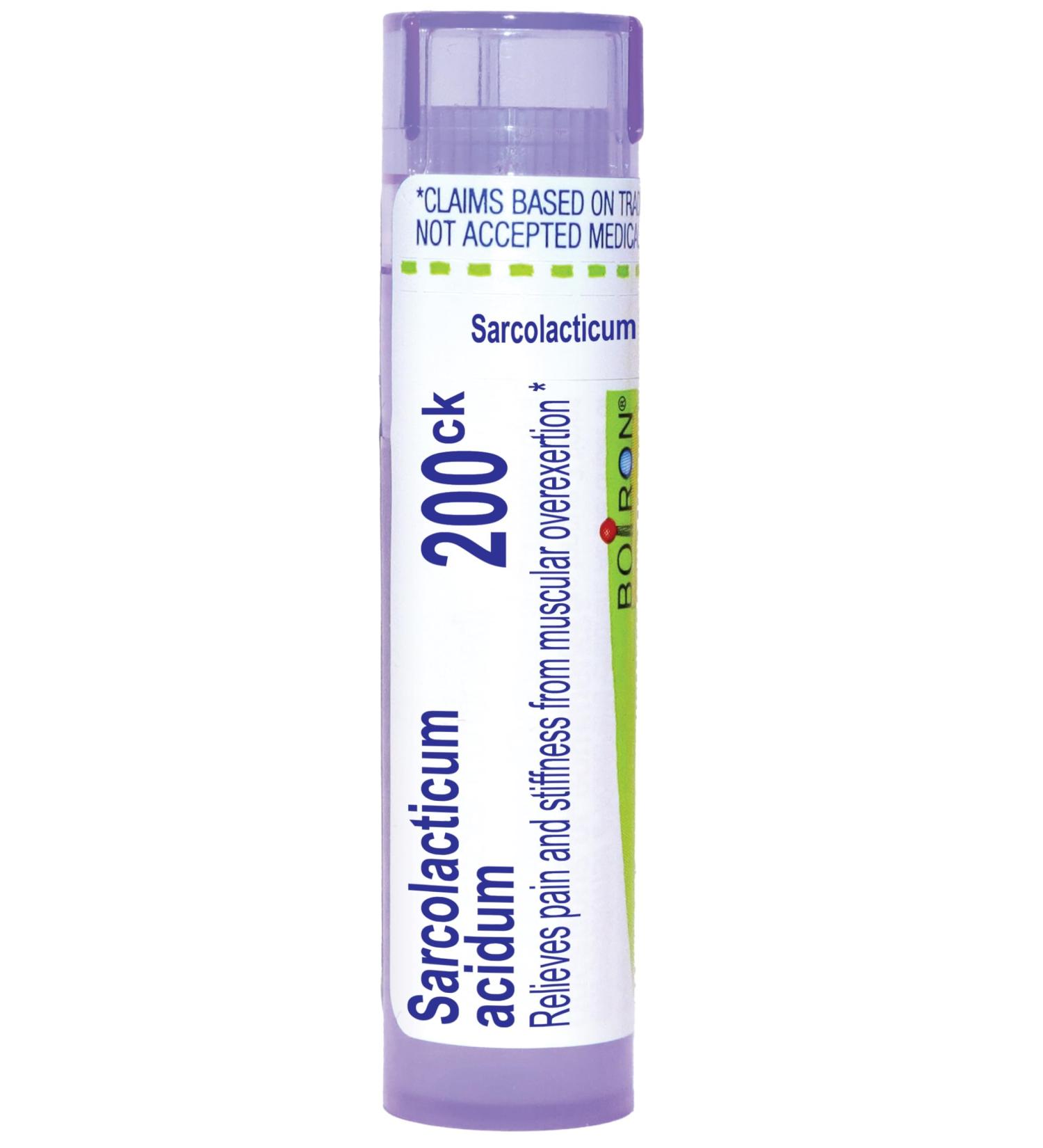 Buy Boiron Sarcolacticum Acidum 200CK - Homeopathic Pain Relief for Muscular Stiffness | 80 Pellets - Fast International Shipping - Buy Online on GoSupps.com