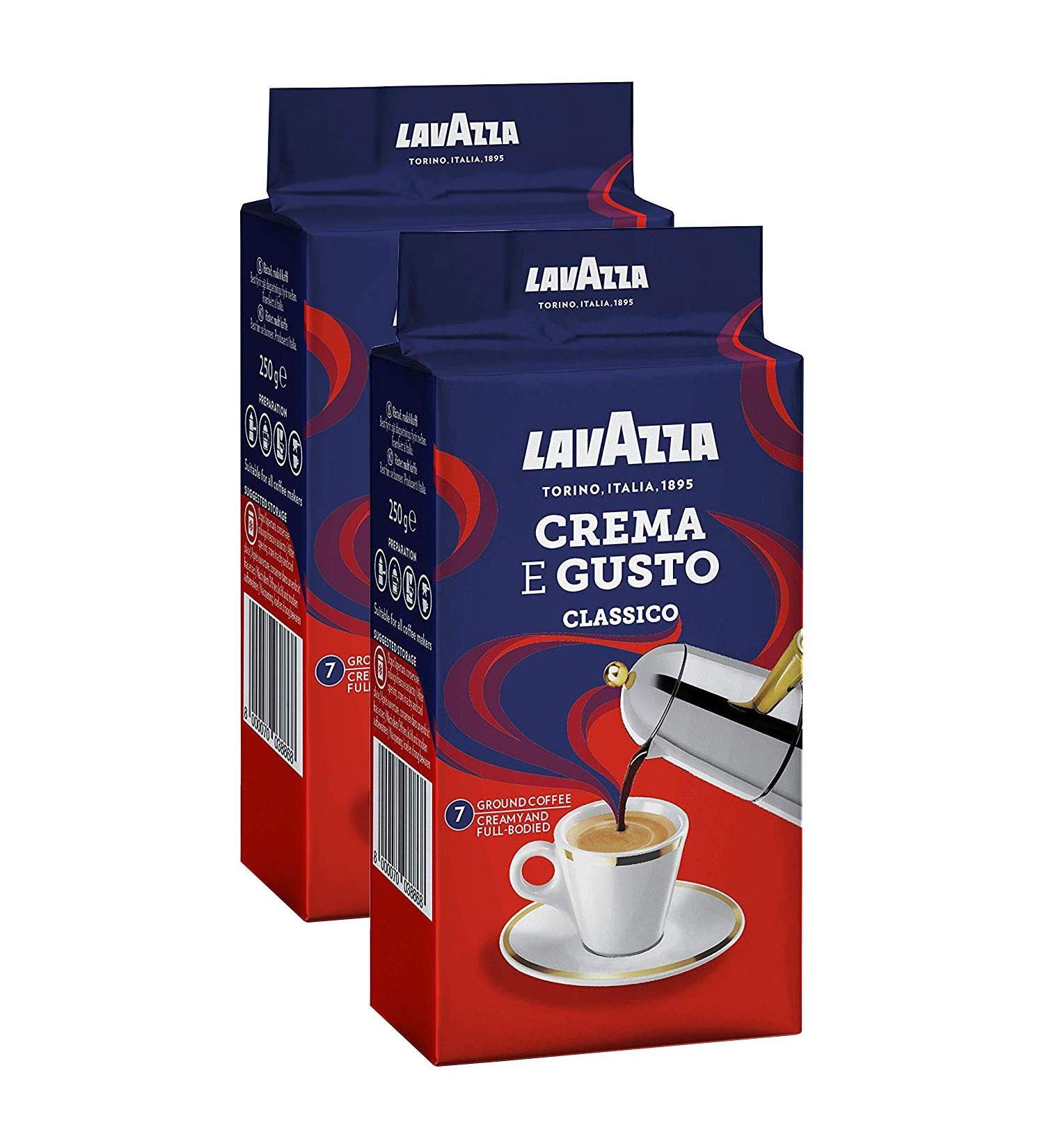  Lavazza Lavazza Crema e Gusto coffee ground bean coffee (2 x 250 g) - Buy Online on GoSupps.com