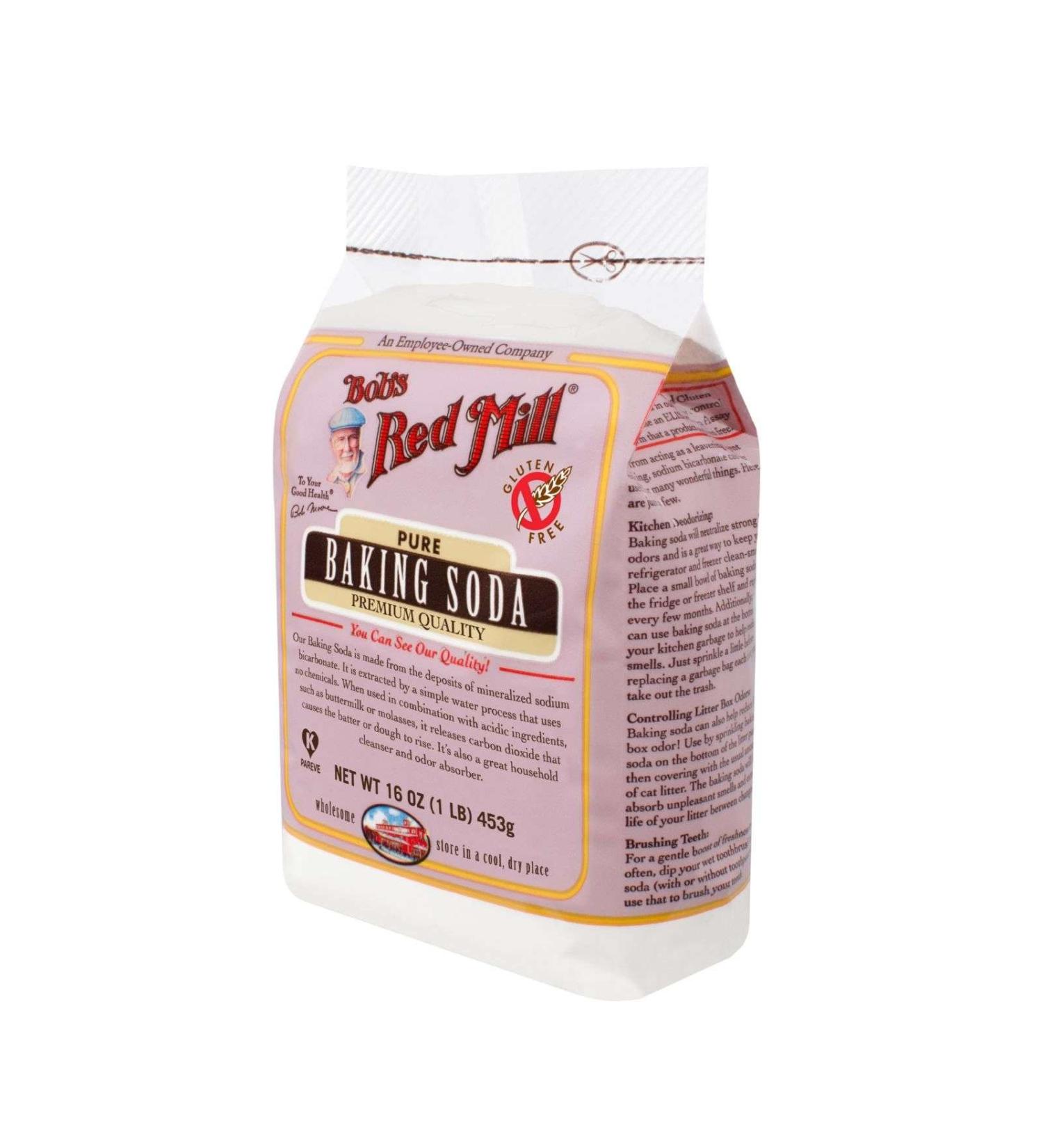 Bob's Red Mill Baking Soda 16 oz - Natural Baking Ingredient - Buy Online on GoSupps.com