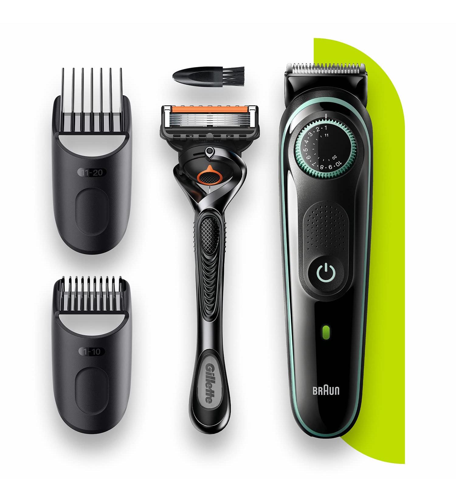 Procter Gamble Braun Beard Trimmer 3 BT3341 beard trimmer for men facial hair facial hair reliable blades 39 length settings blackgreen - Buy Online on GoSupps.com