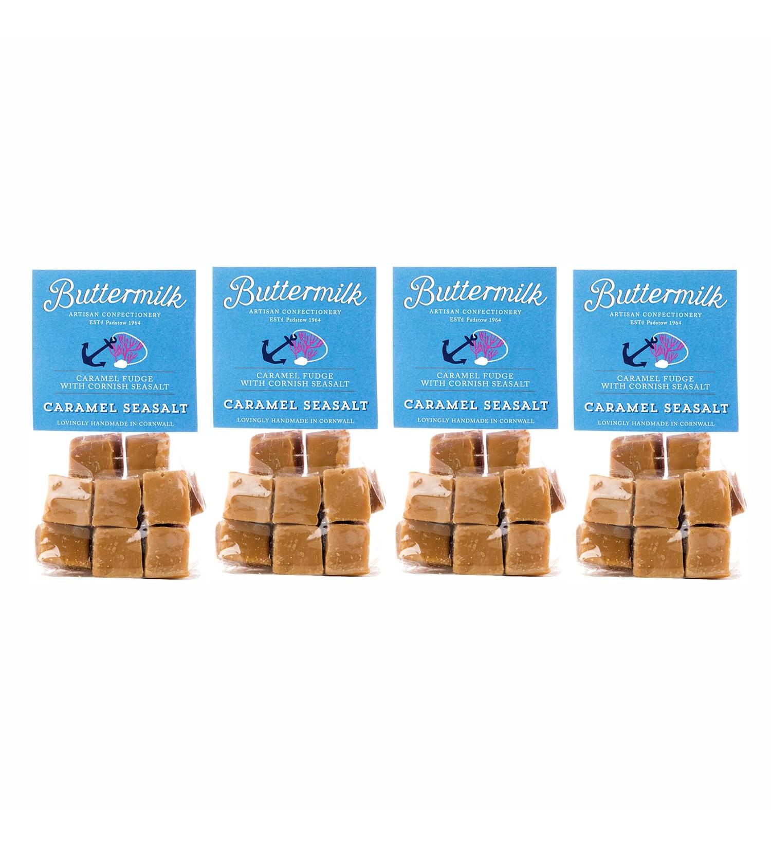 Buttermilk Caramel & Sea Salt Fudge 175g - Pack of 4