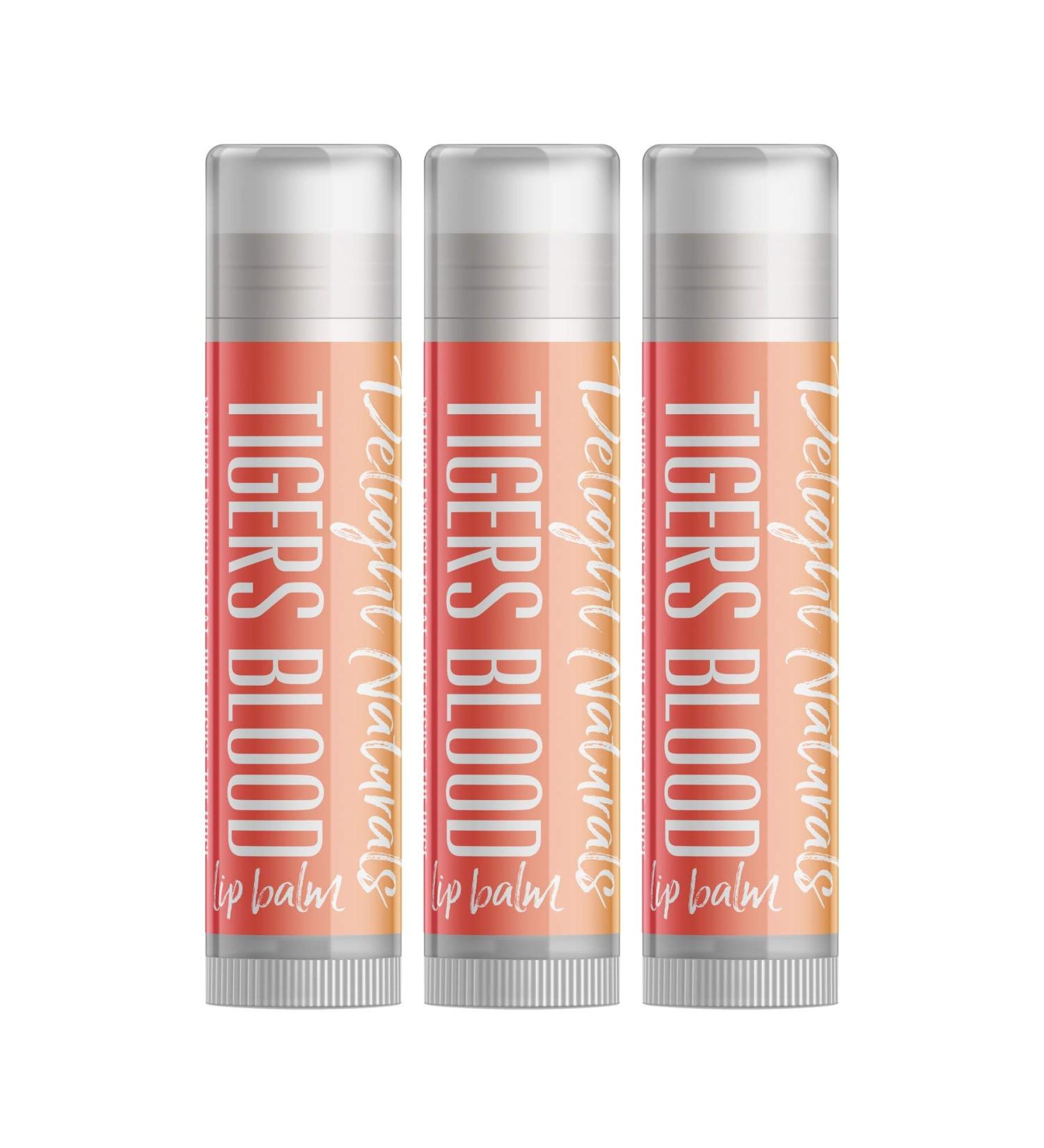 Tigers Blood Lip Balm - Set of Three