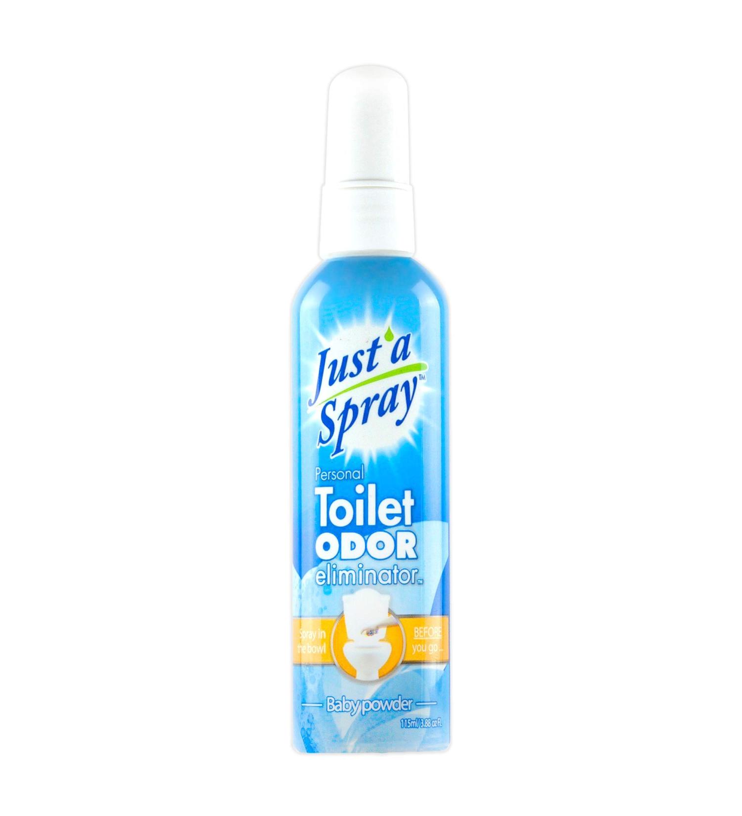 Just a Spray Baby Powder 115 ml - Home & Office Poop Spray Before You Go Toilet Odor Eliminator - Bathroom Deodorizer Just One Spray Toilet Freshener Safe for Septic - Buy Online on GoSupps.com