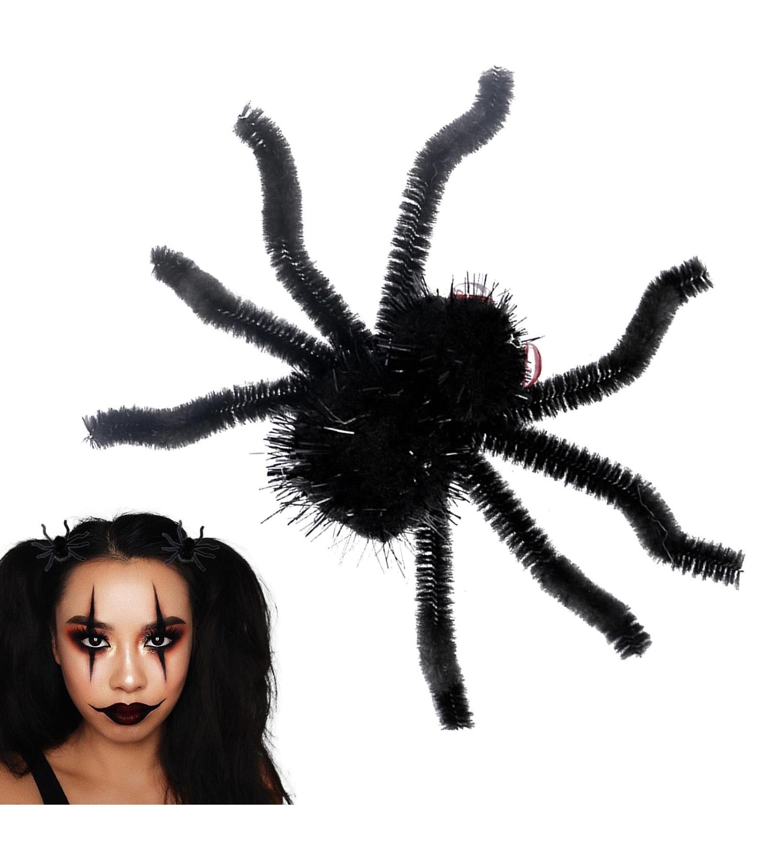 Halloween Spider Hair Clips Halloween Spider Barrettes Hairpins - Spider Design Pins Portable Spider Shape Hair Pin for Girls Family Friends Black - Buy Online on GoSupps.com